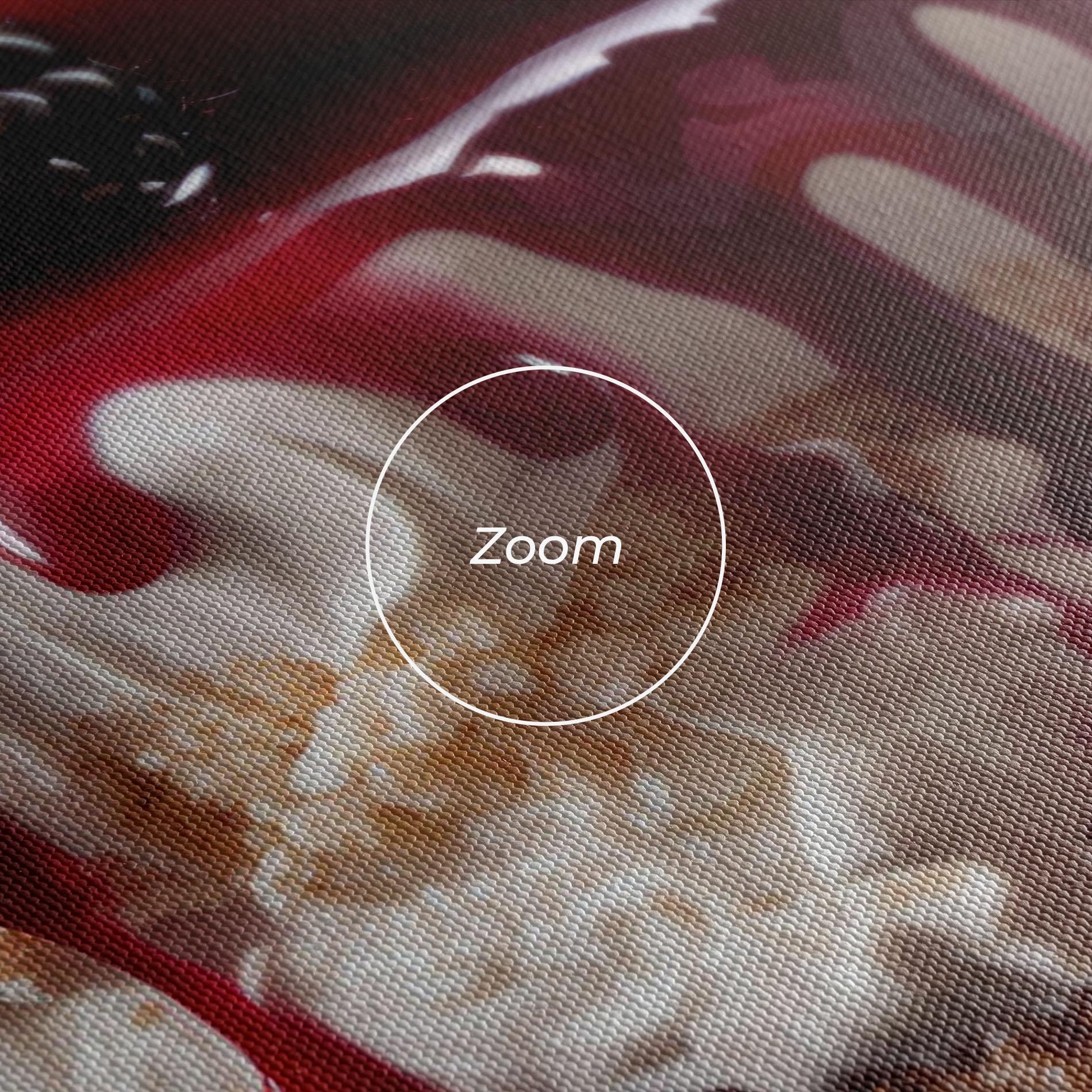 Leinwandbild Berries Cream Dessert mockup 3