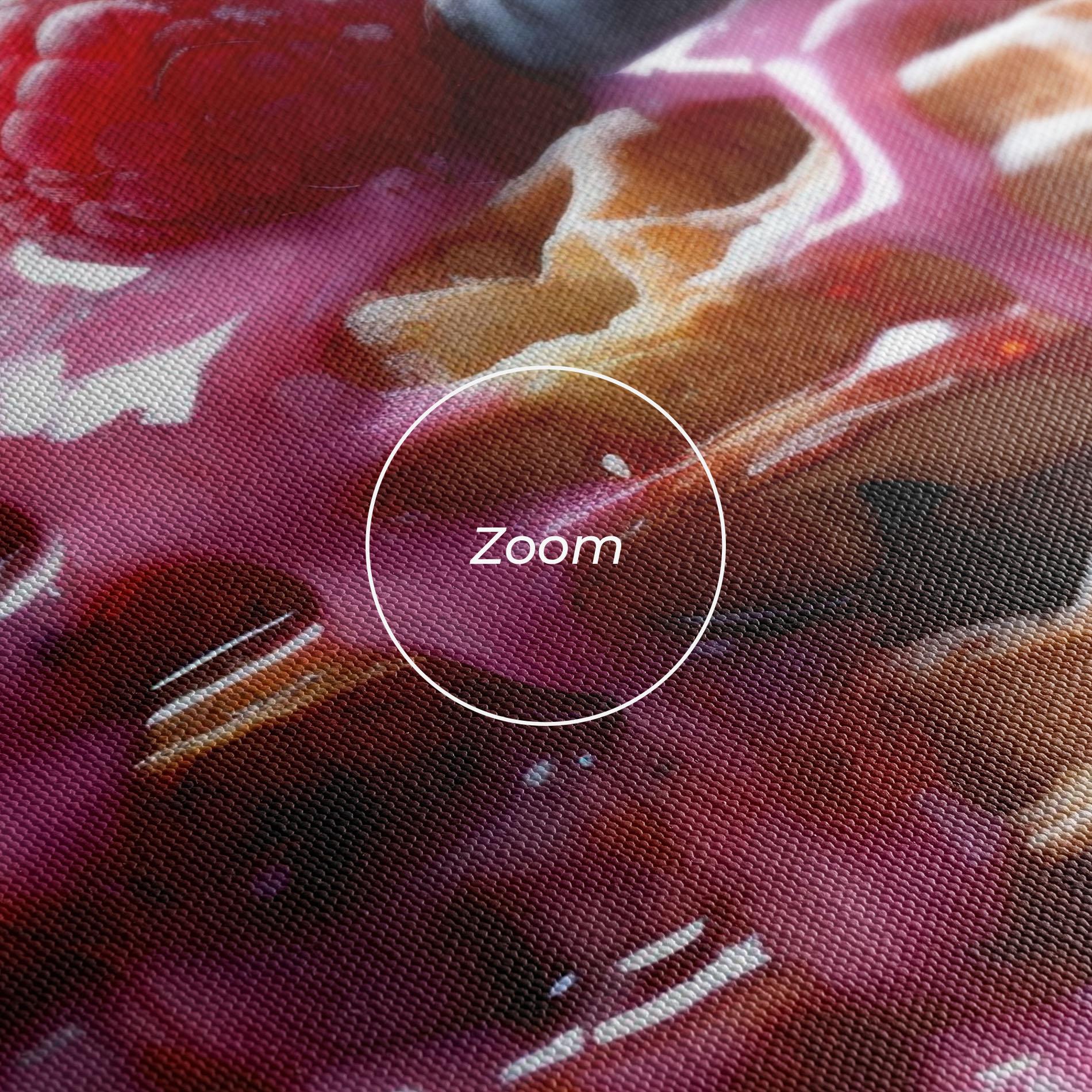 Leinwandbild Berries Waffles mockup 3