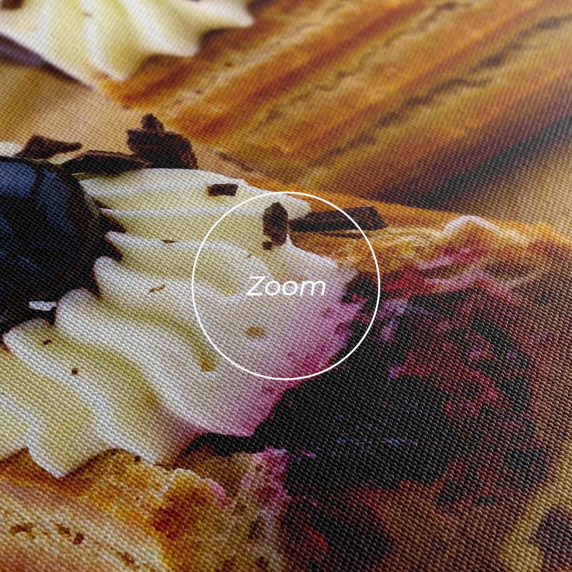 Leinwandbild Blueberry Eclair mockup 3