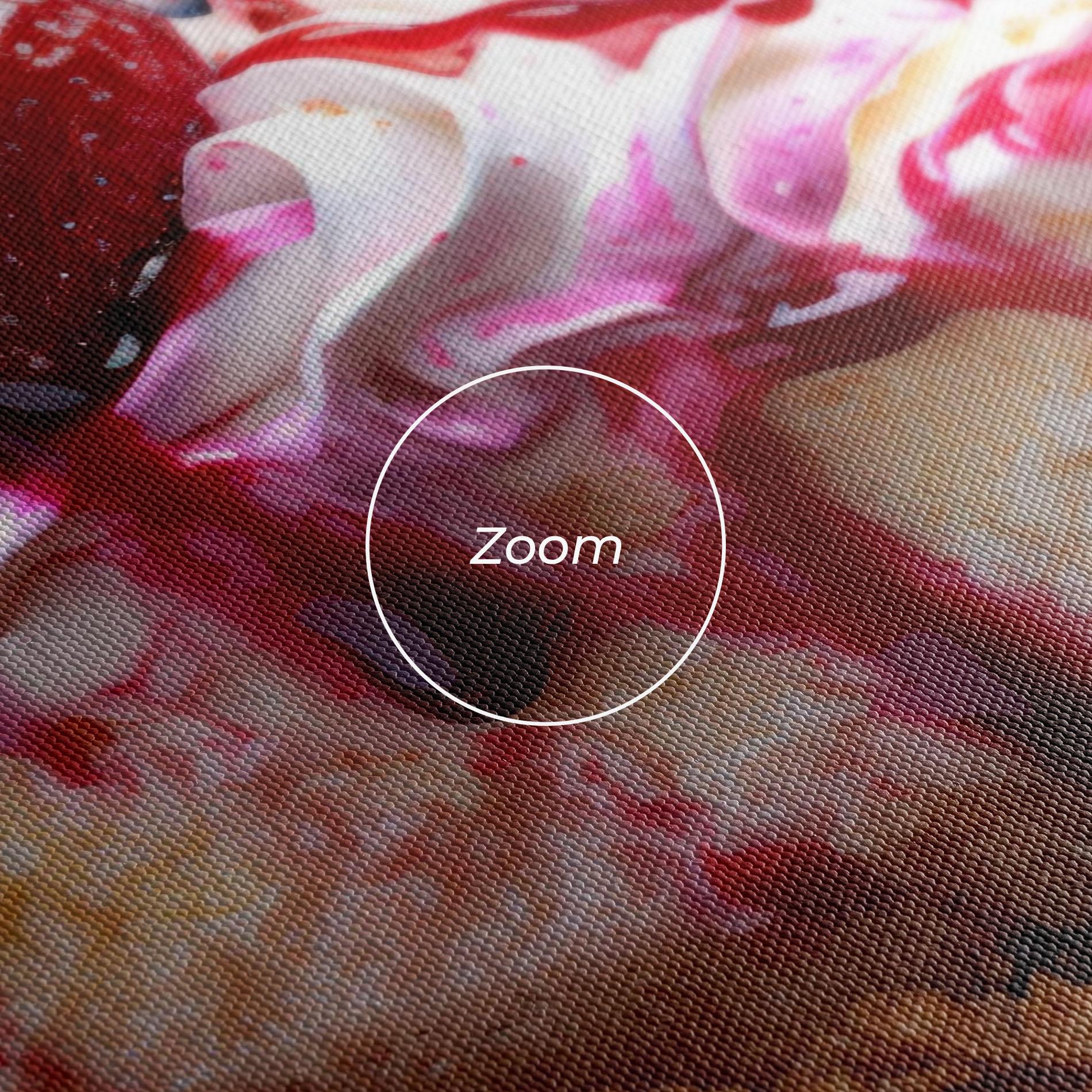 Leinwandbild Cheesecake Berries mockup 3