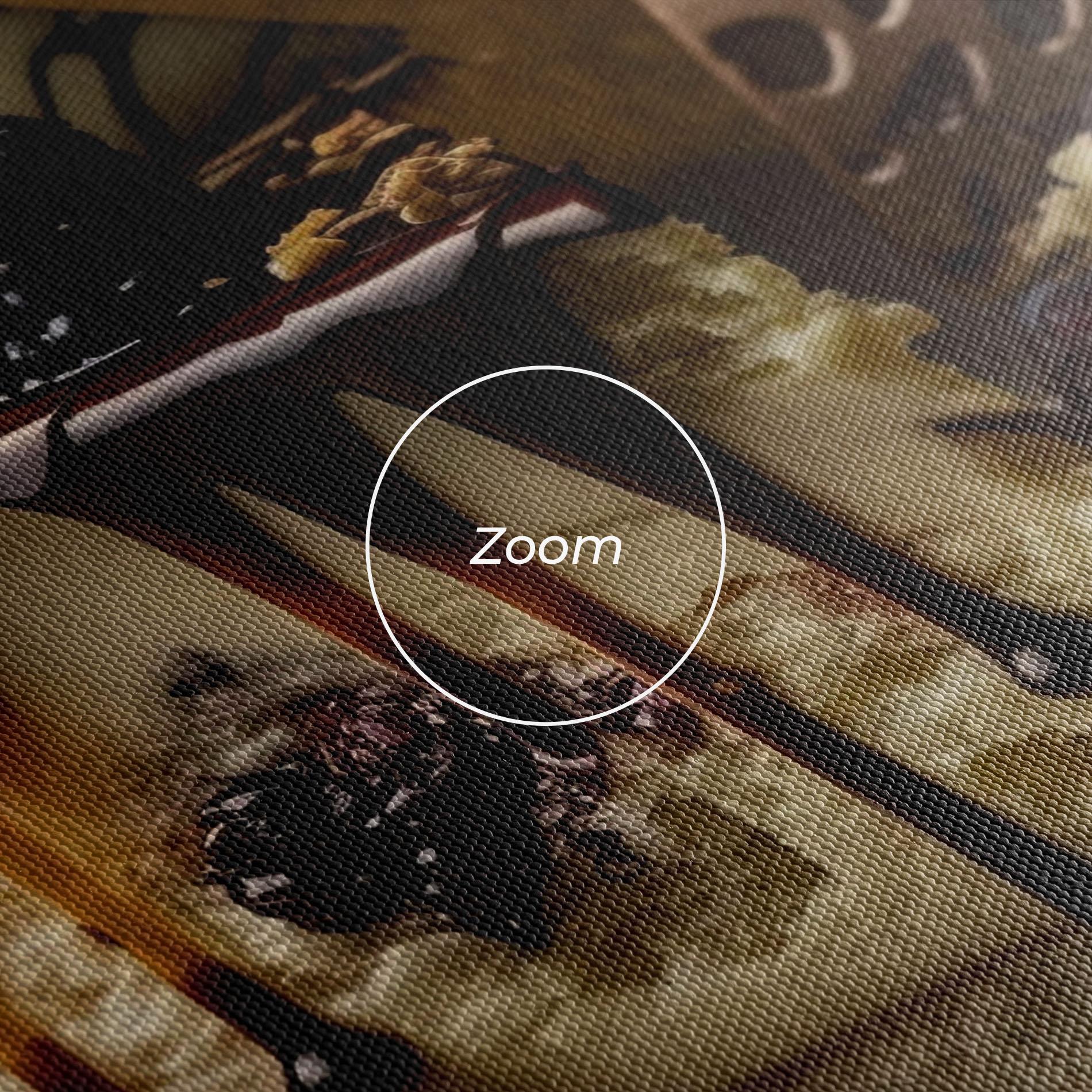 Leinwandbild Cheesecake Chocolate mockup 3