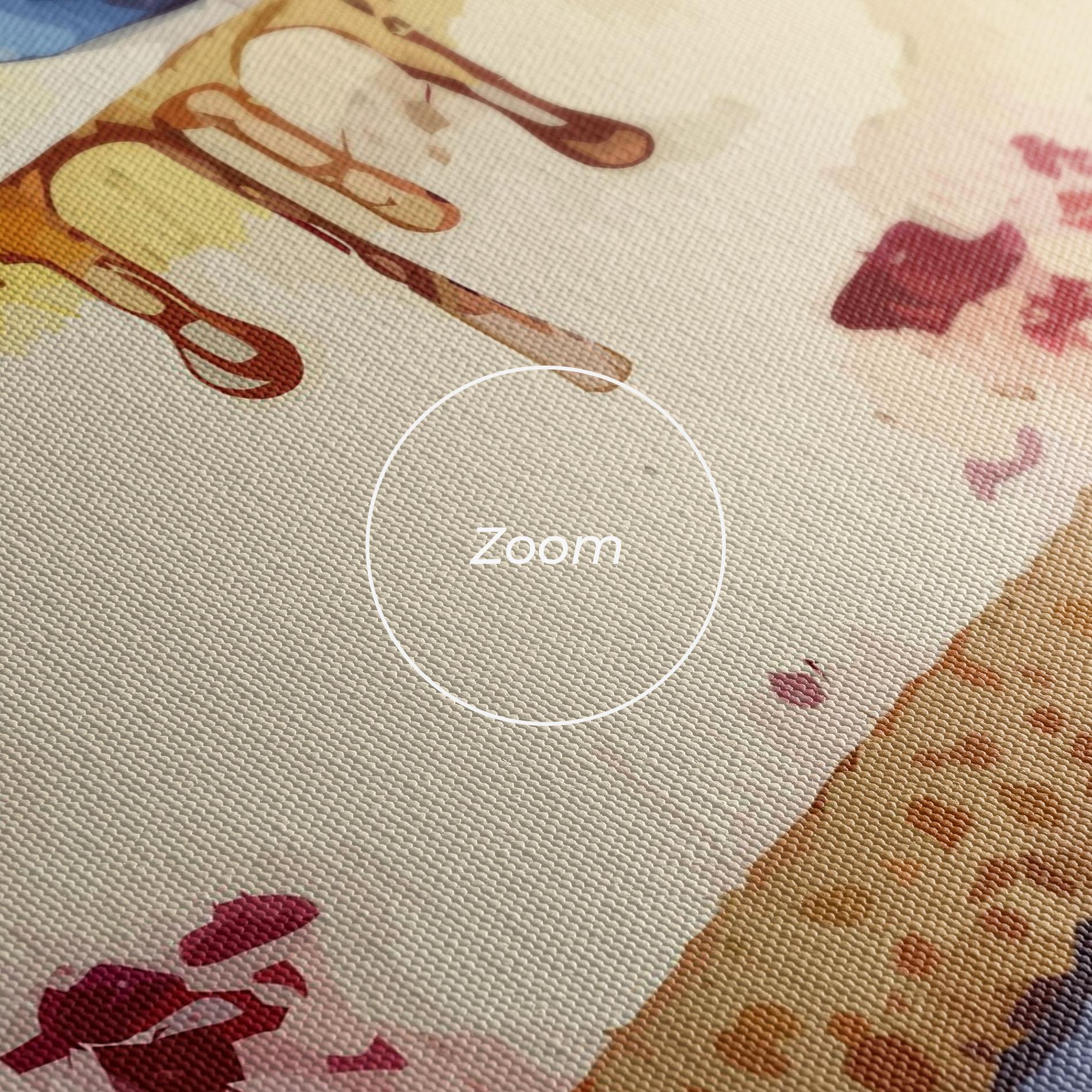 Leinwandbild Cheesecake mockup 3