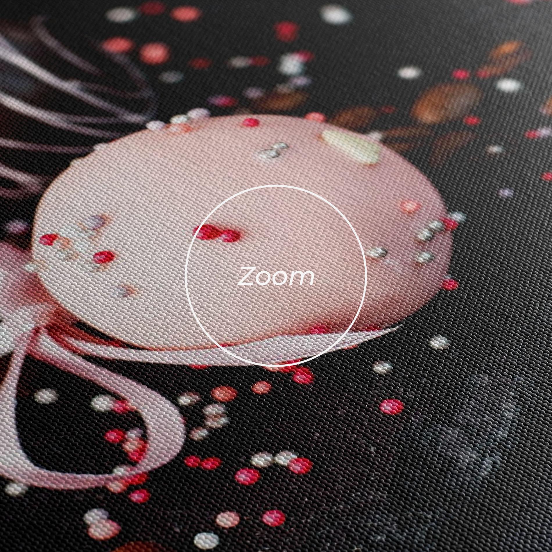 Leinwandbild Chocolate Dessert mockup 3