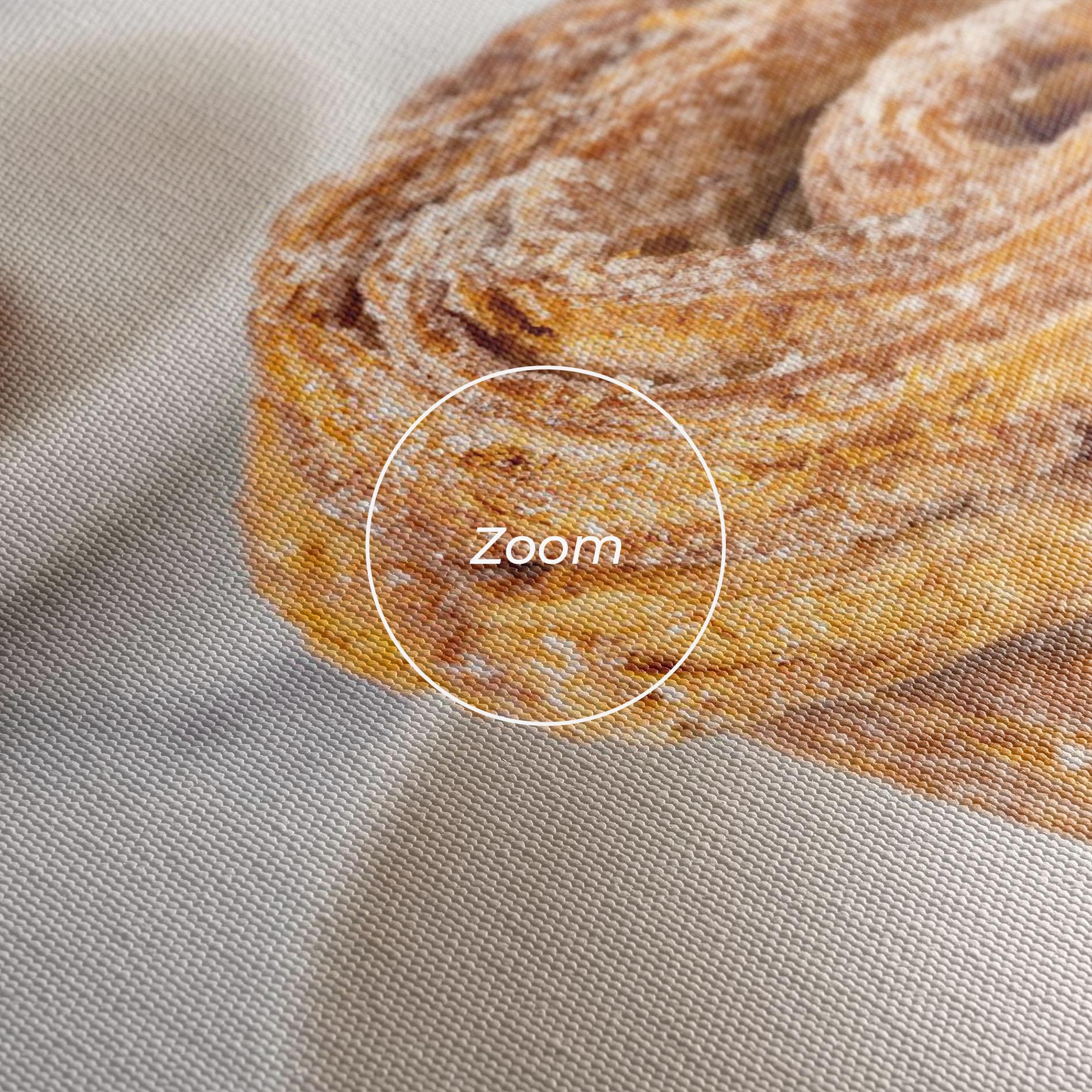 Leinwandbild Cinnamon Roll mockup 3