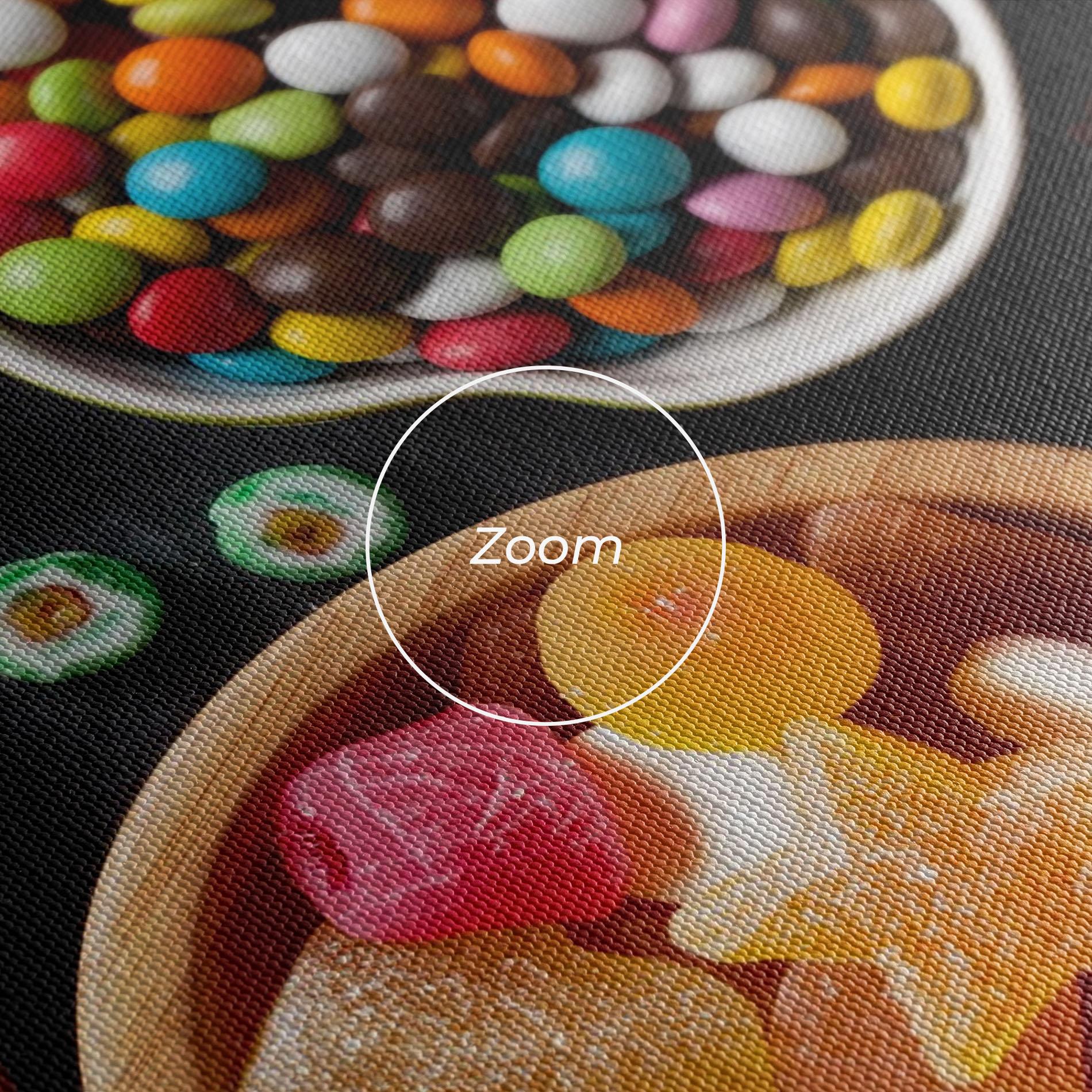 Leinwandbild Colorful Candies mockup 3