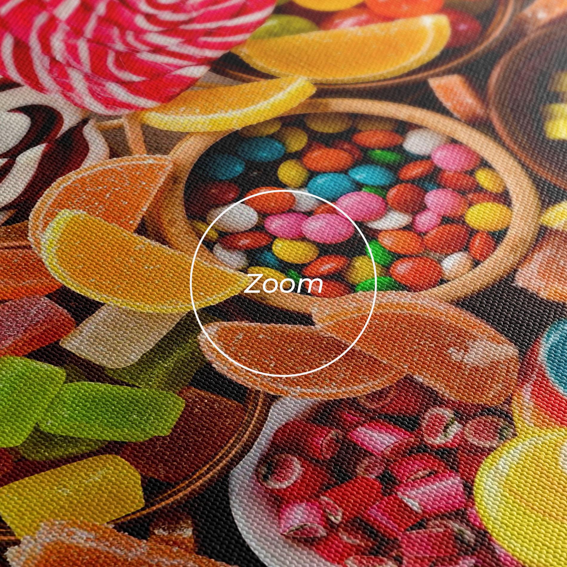 Leinwandbild Colorful Sweets mockup 3