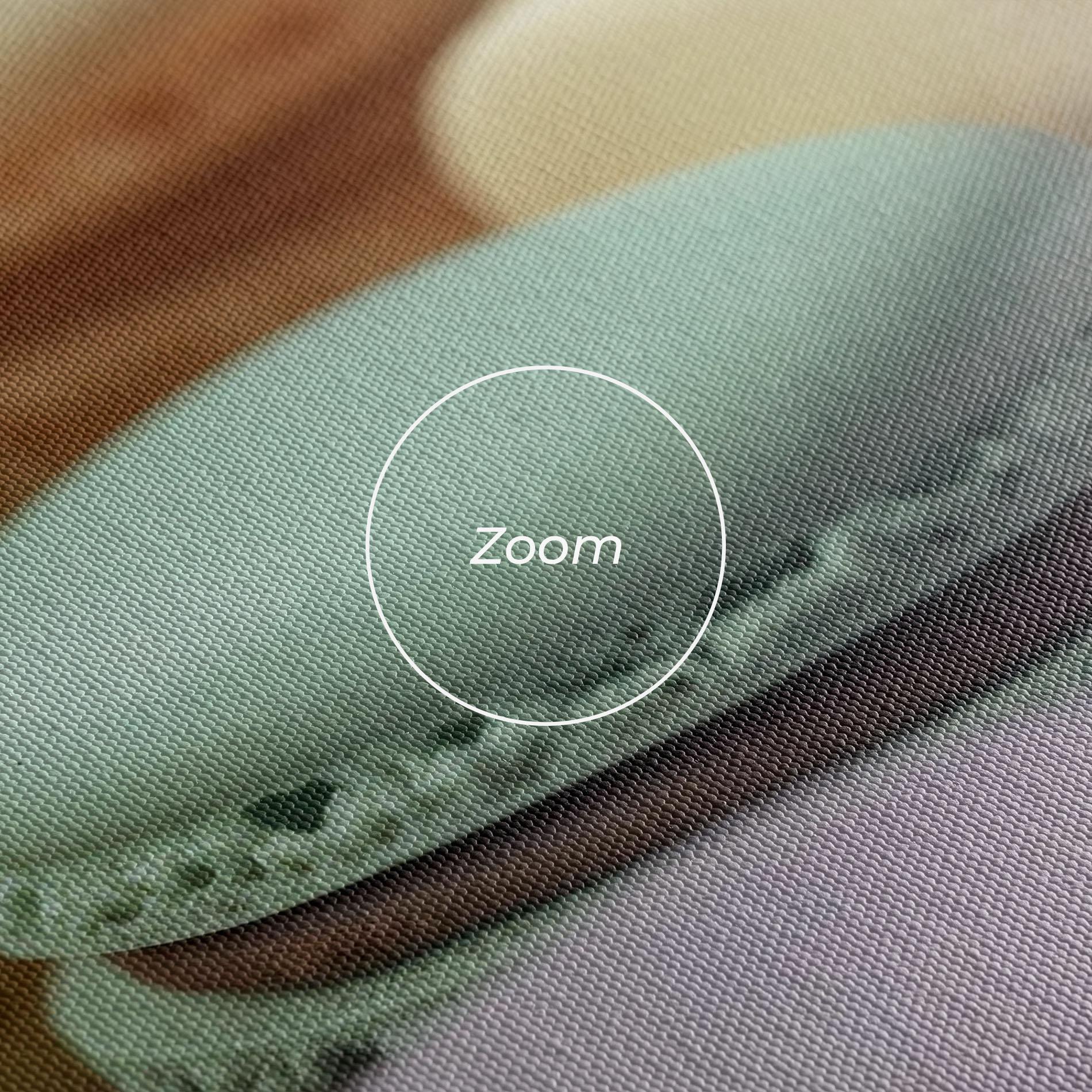 Leinwandbild Pastel Macarons mockup 3