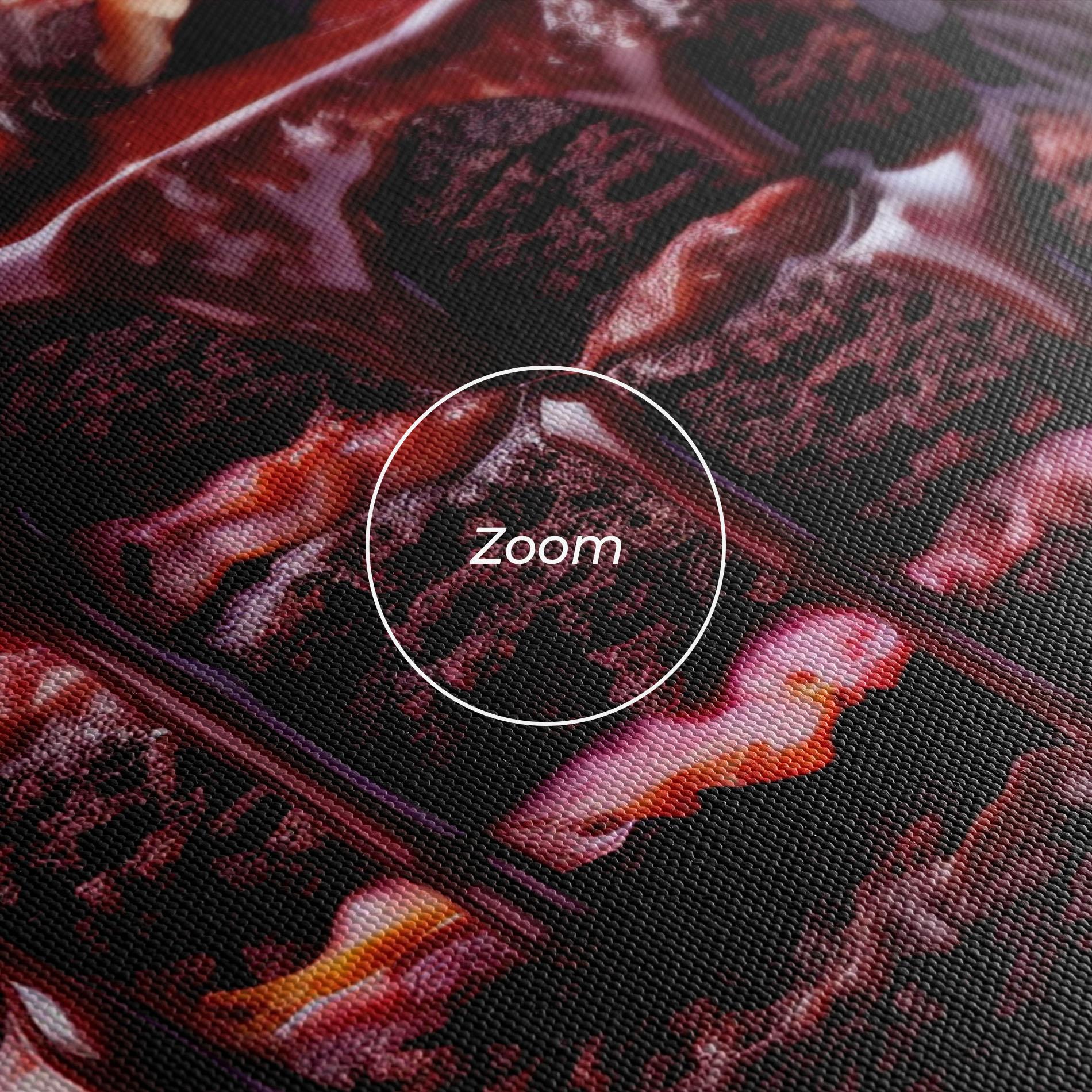 Leinwandbild Pink Flower Cake mockup 3