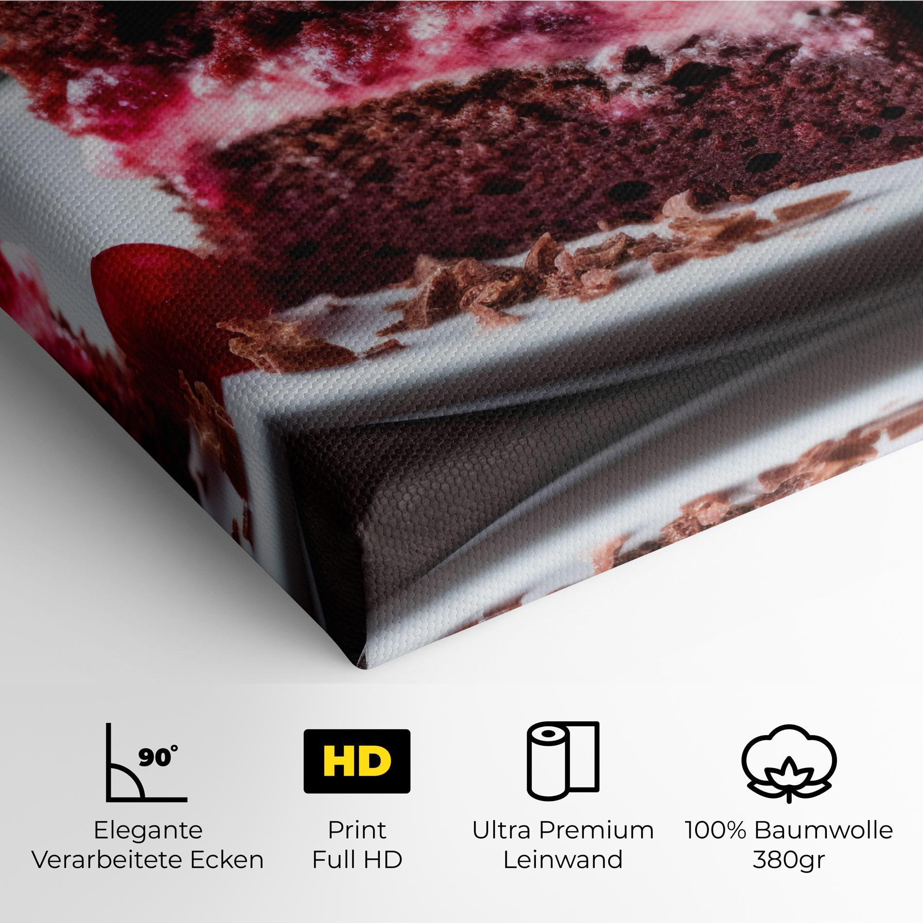 Leinwandbild Brown Cake mockup 4