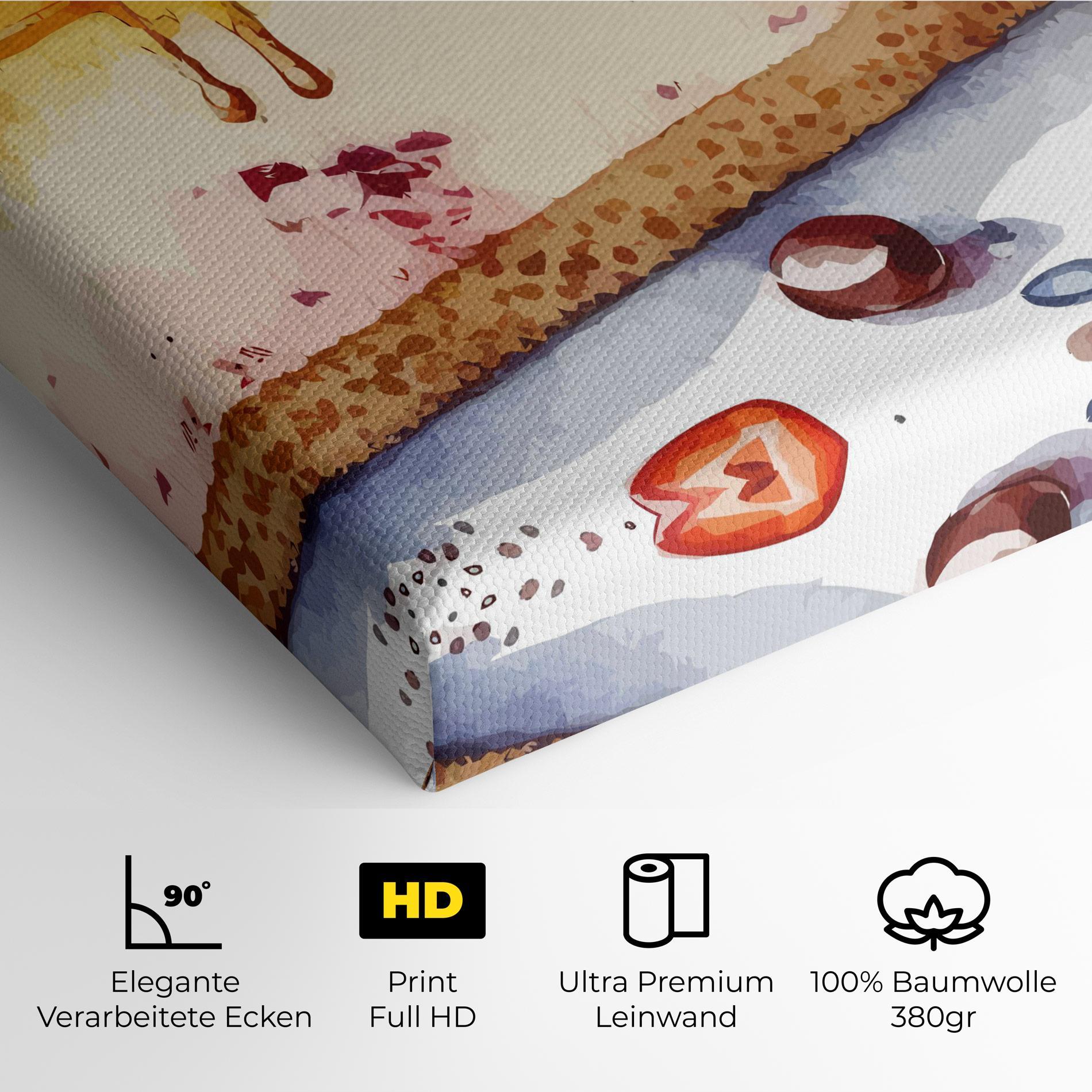 Leinwandbild Cheesecake mockup 4
