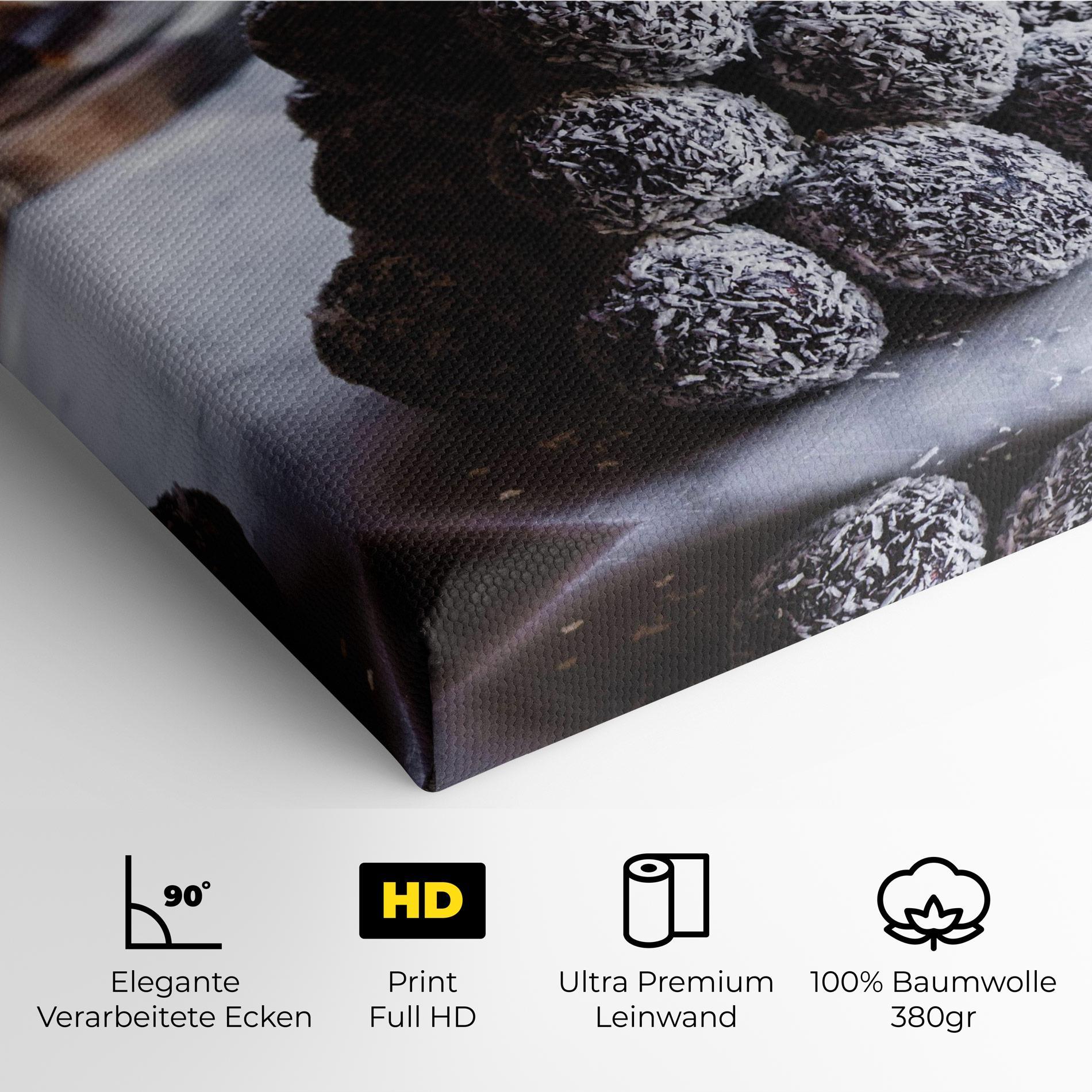 Leinwandbild Chocolate Balls mockup 4