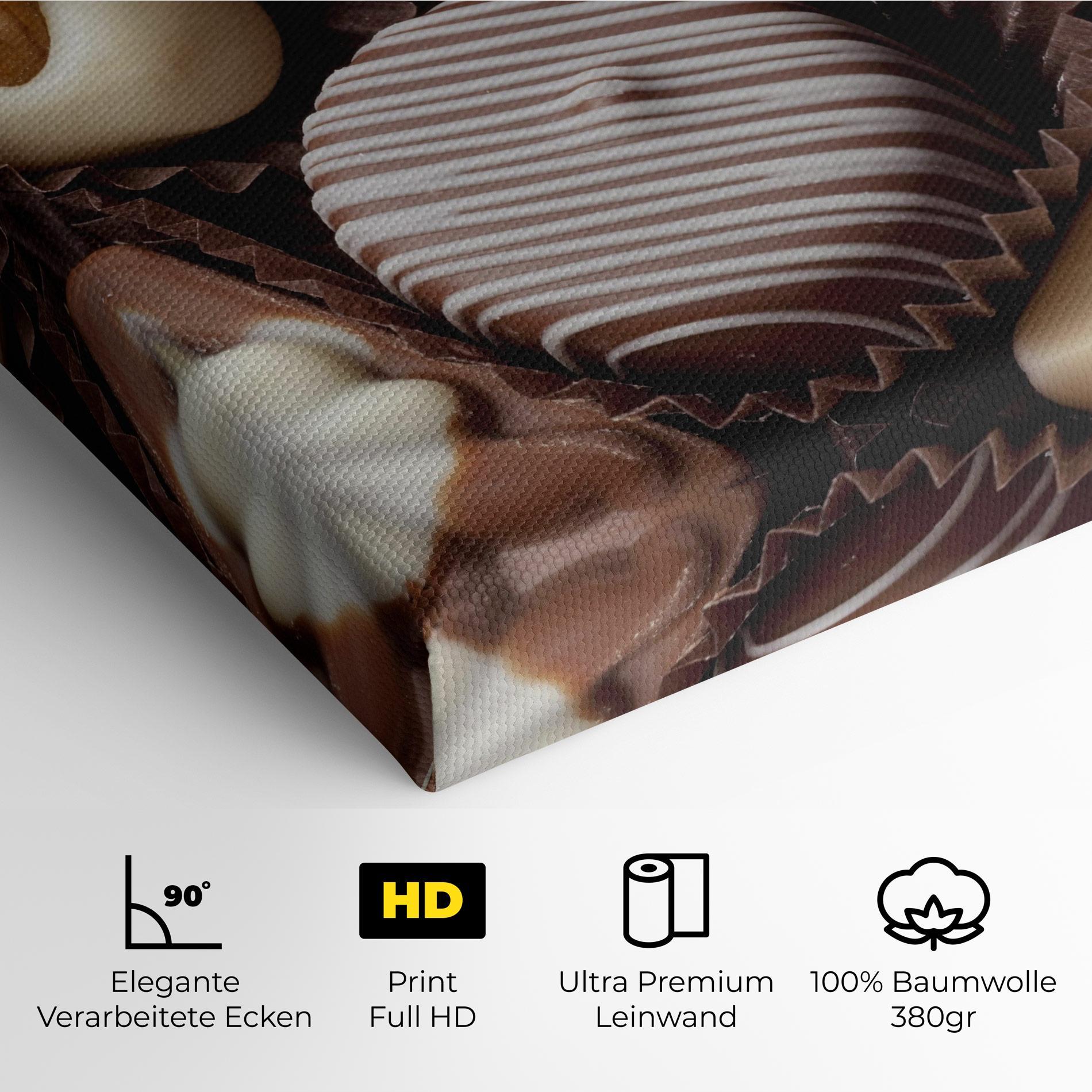 Leinwandbild Chocolate Bonbons mockup 4