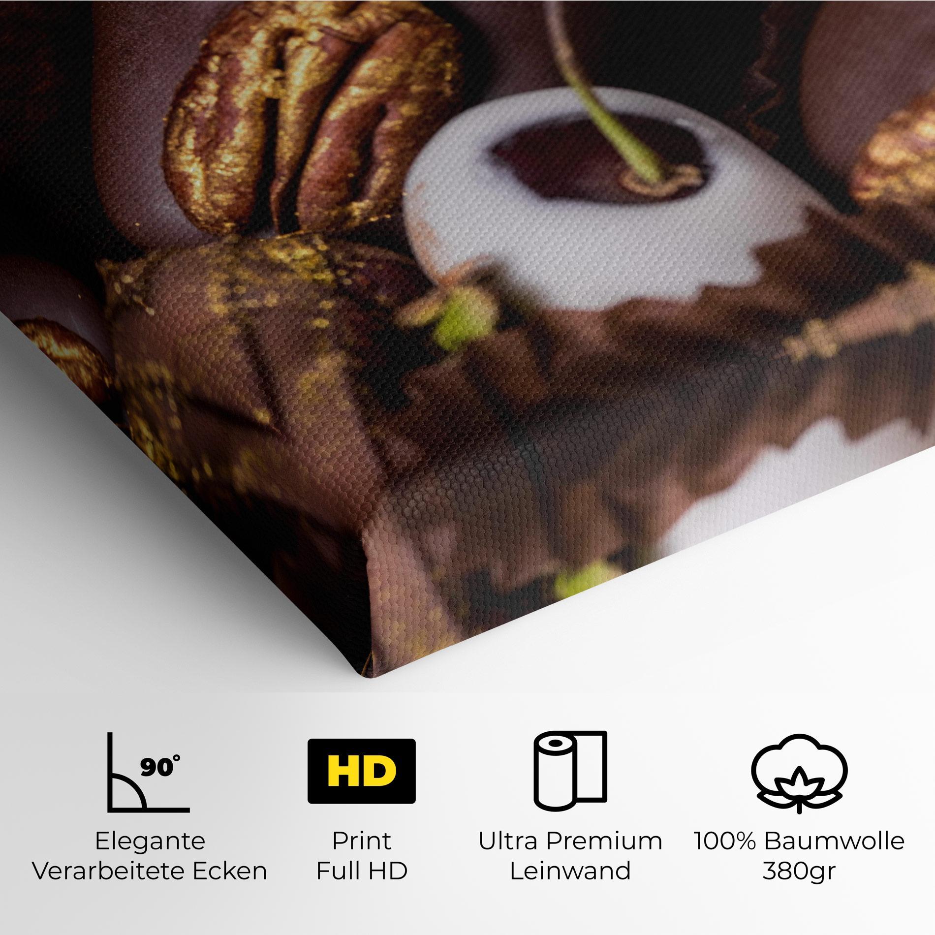Leinwandbild Chocolate Covered mockup 4