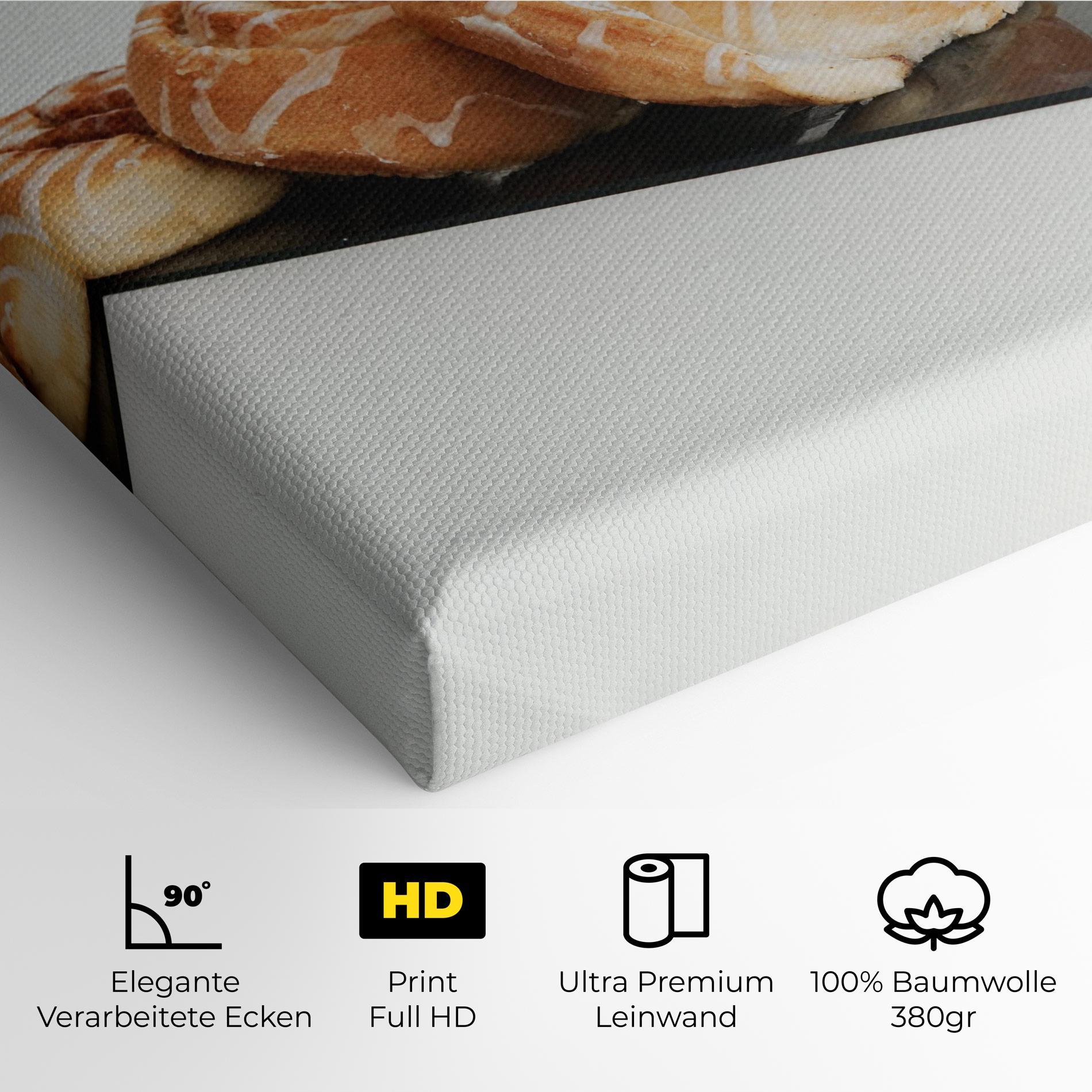 Leinwandbild Cinnamon Rolls mockup 4