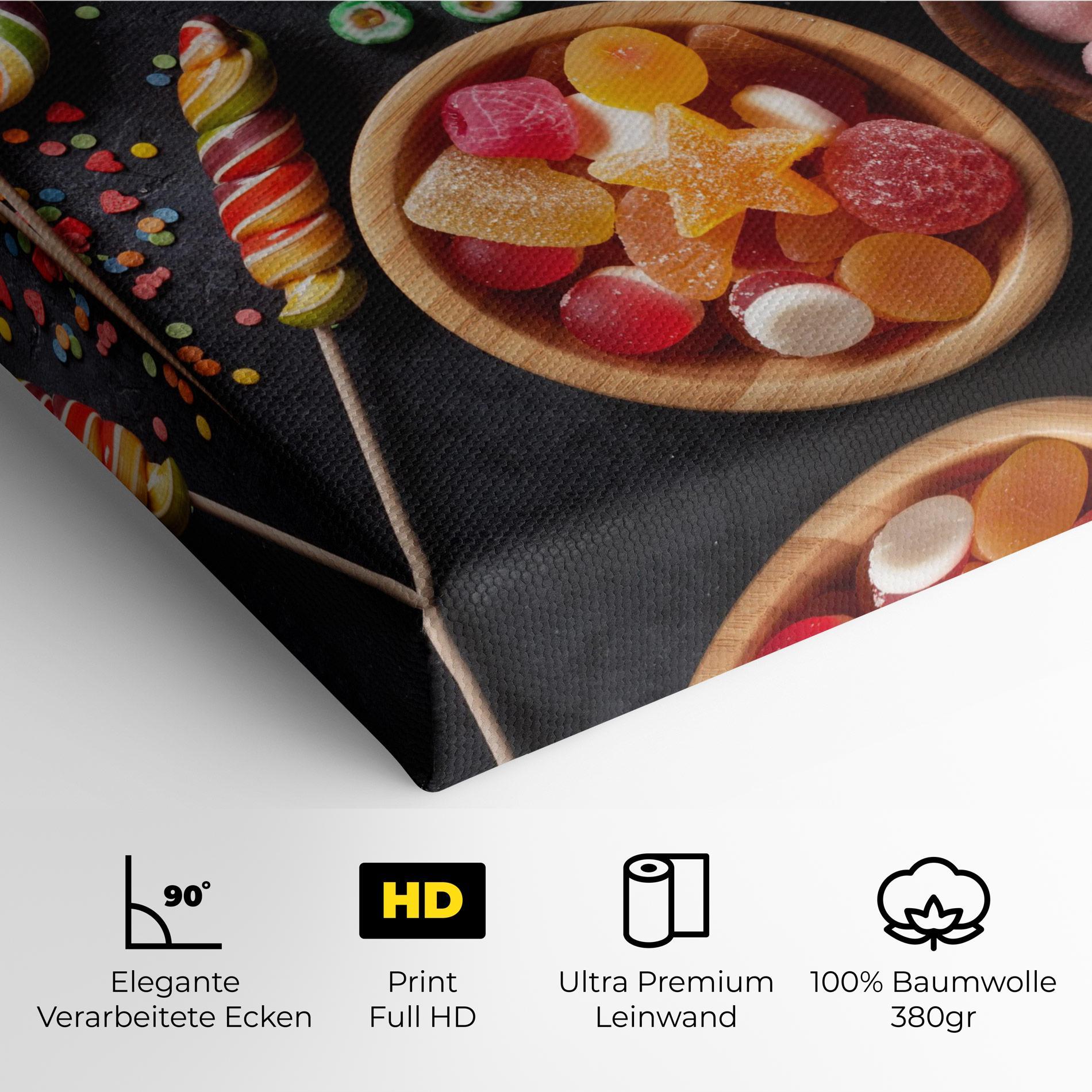 Leinwandbild Colorful Candies mockup 4