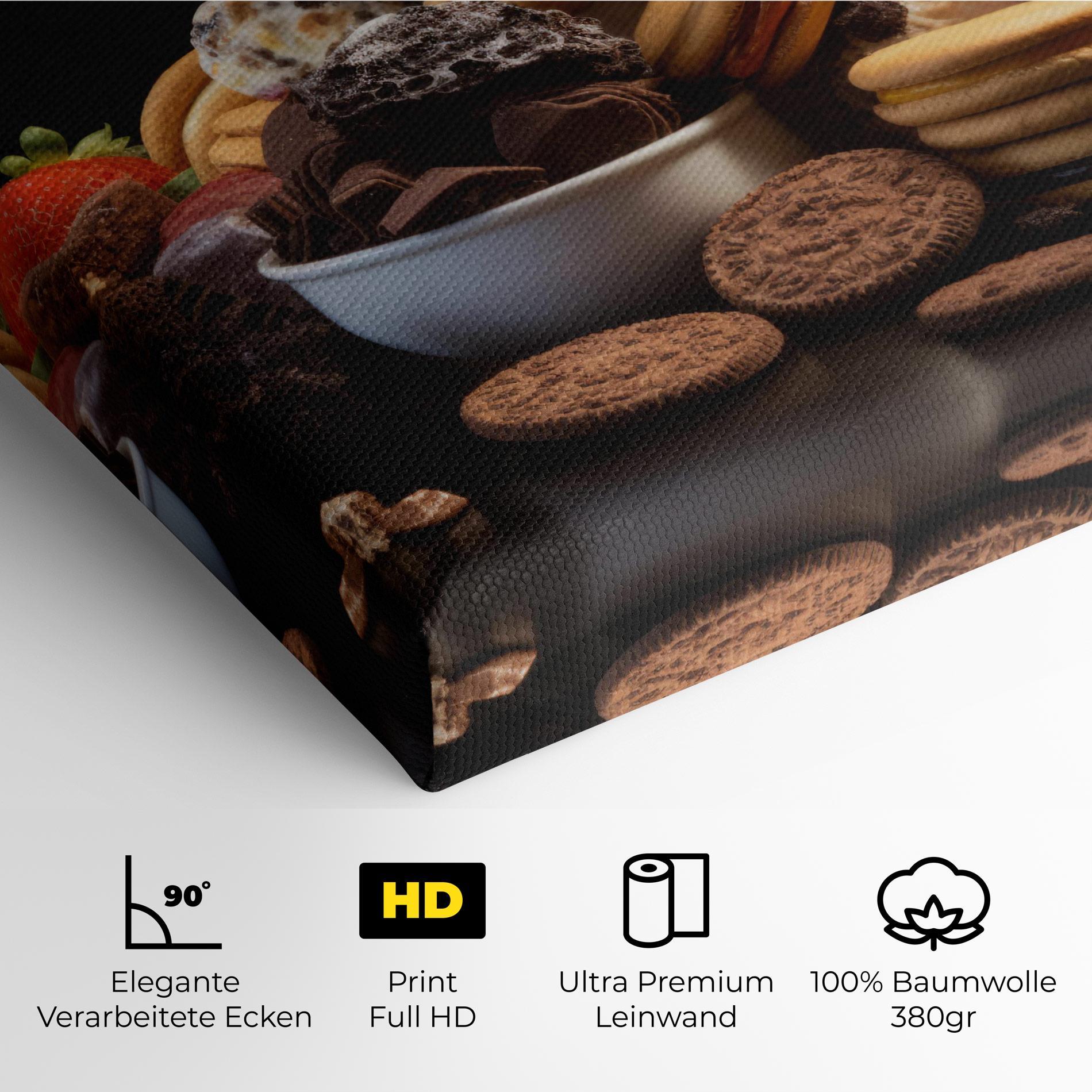 Leinwandbild Ice Cream Cookies mockup 4
