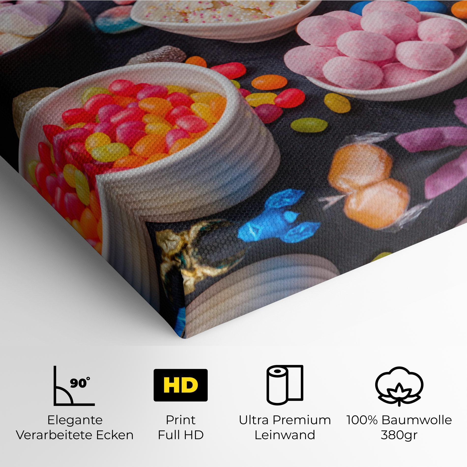 Leinwandbild Lollipop Candies mockup 4