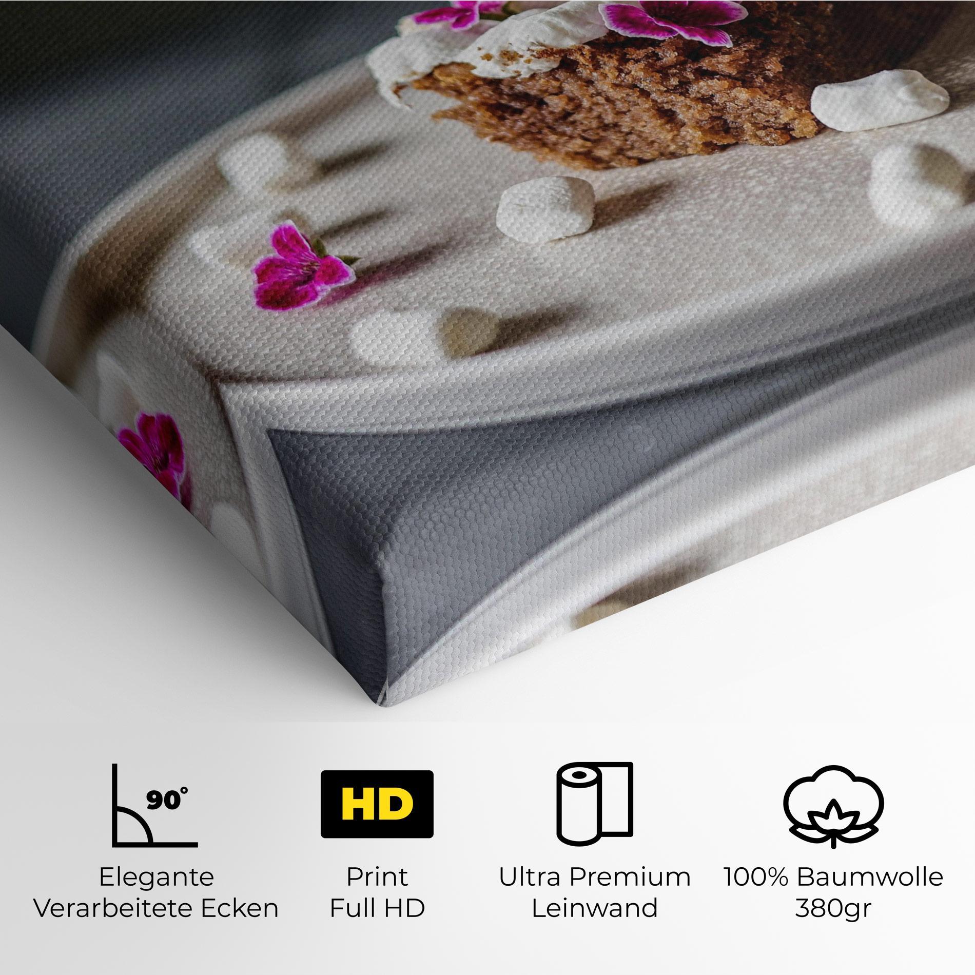 Leinwandbild Marshmallow Cake mockup 4