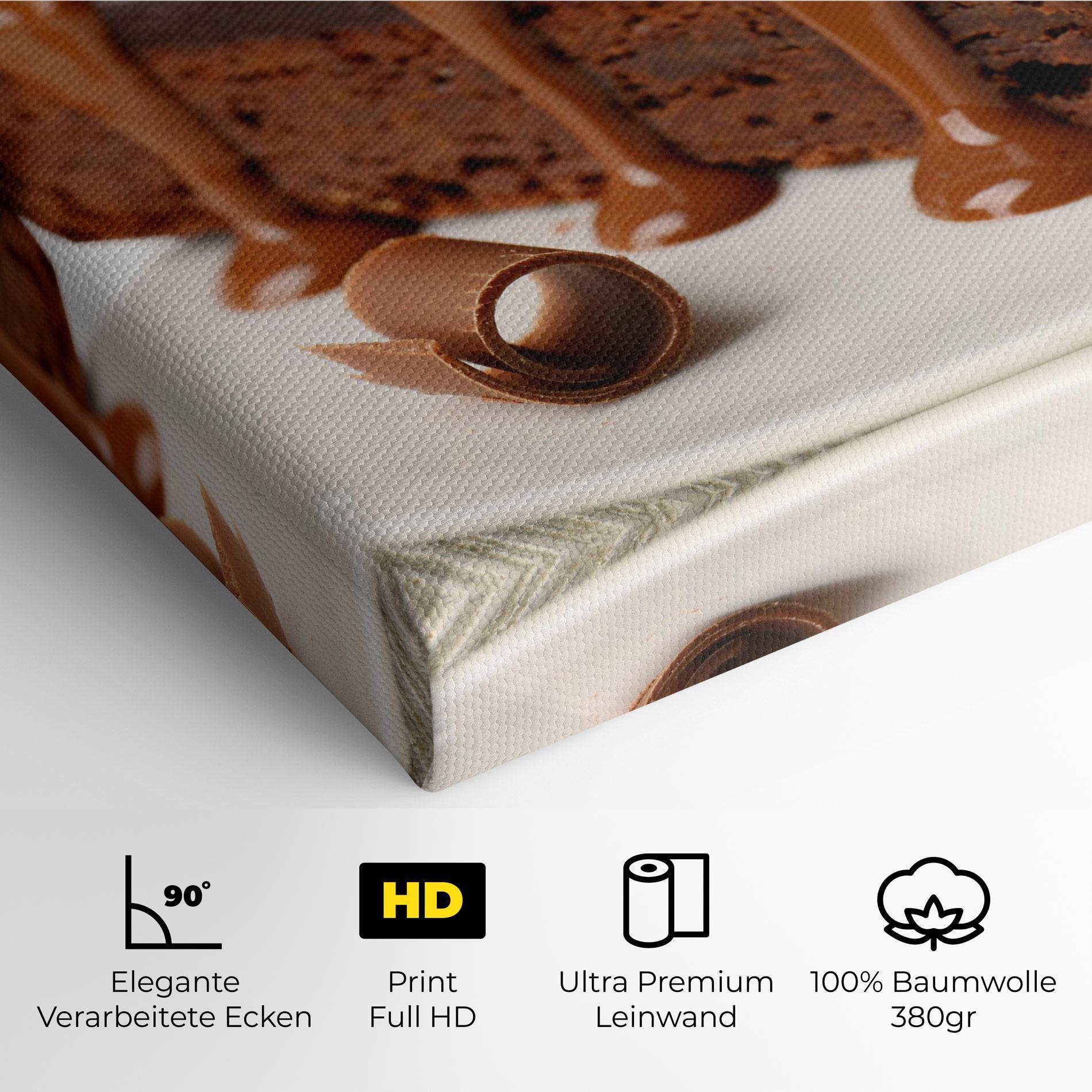 Leinwandbild Mint Chocolate Cake mockup 4