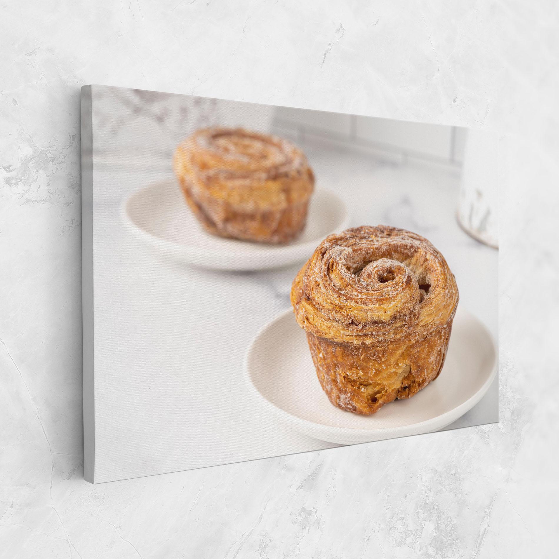 Leinwandbild Cinnamon Roll mockup 1
