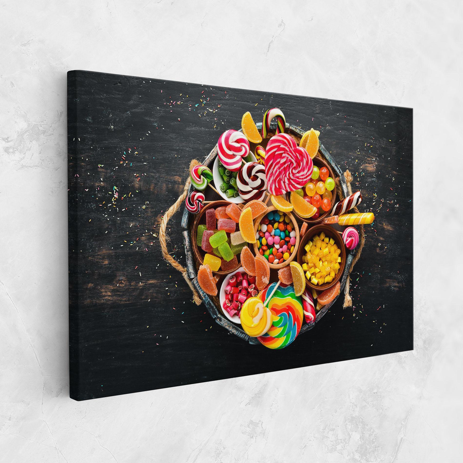 Leinwandbild Colorful Sweets mockup 1
