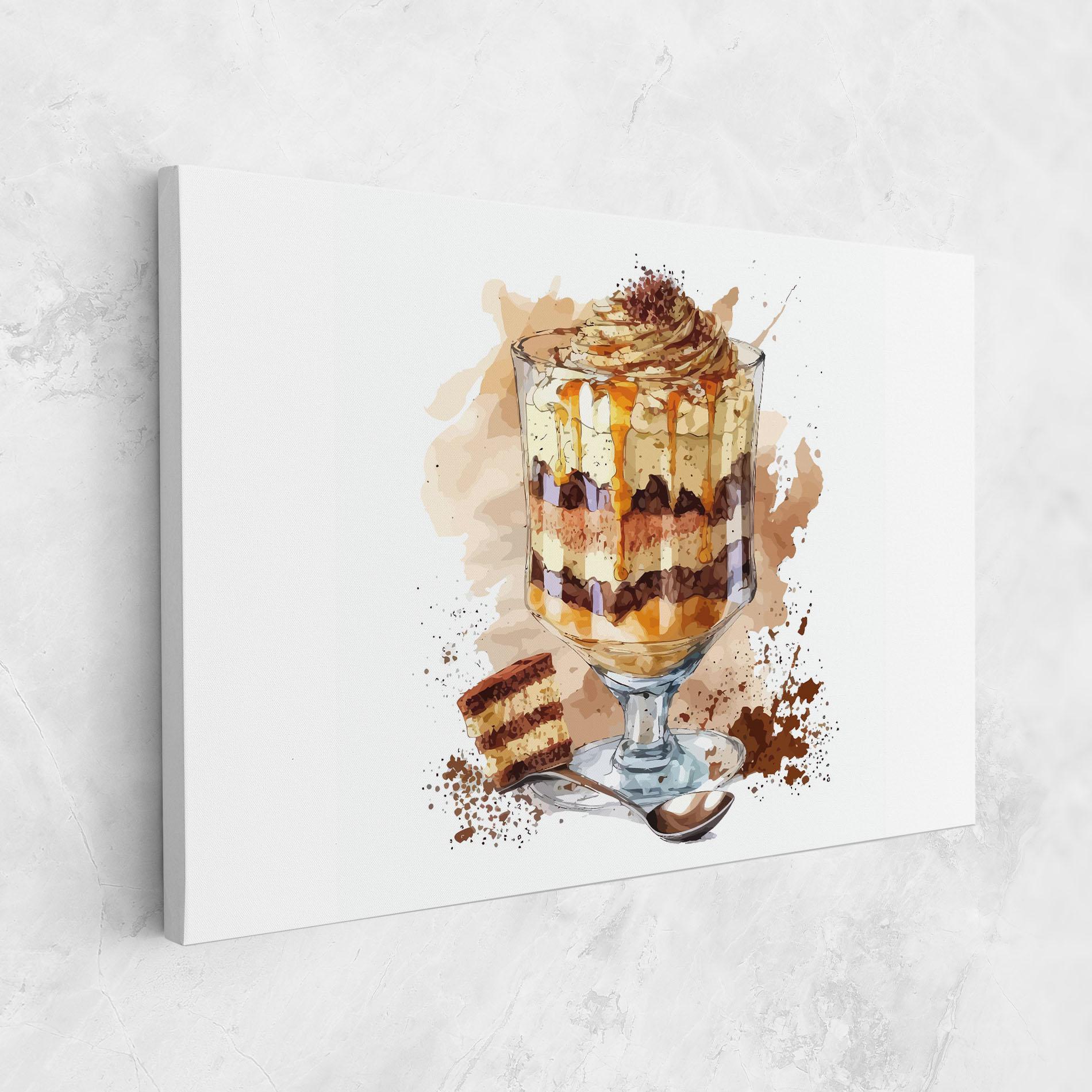 Leinwandbild Cup Dessert mockup 1