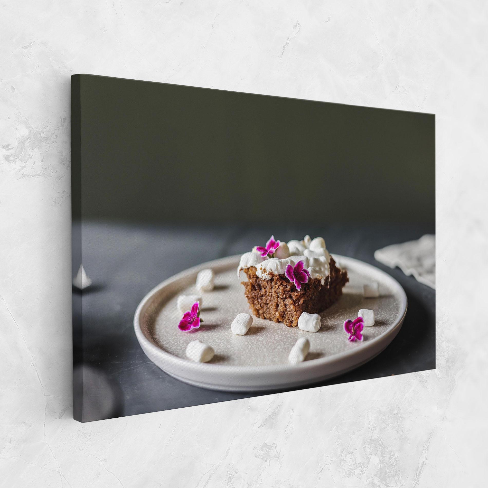 Leinwandbild Marshmallow Cake mockup 1