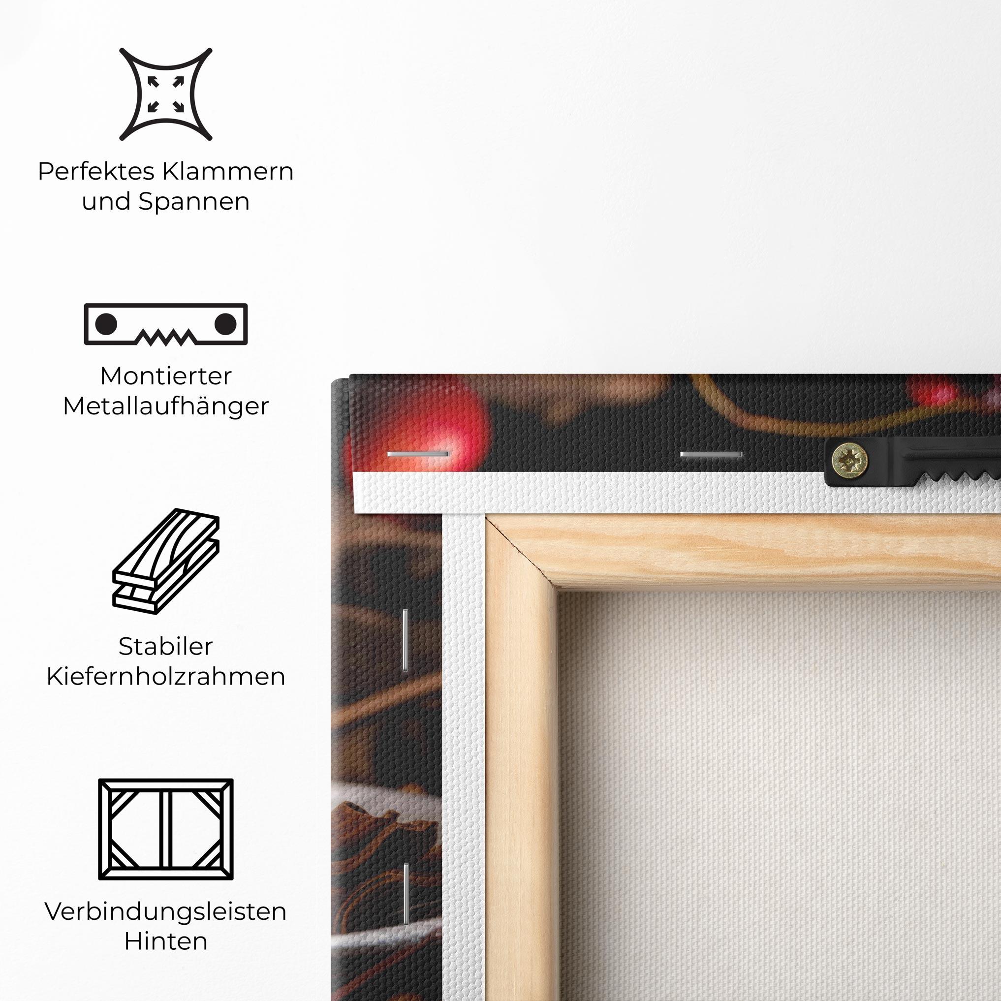 Leinwandbild Apple Cinnamon mockup 5