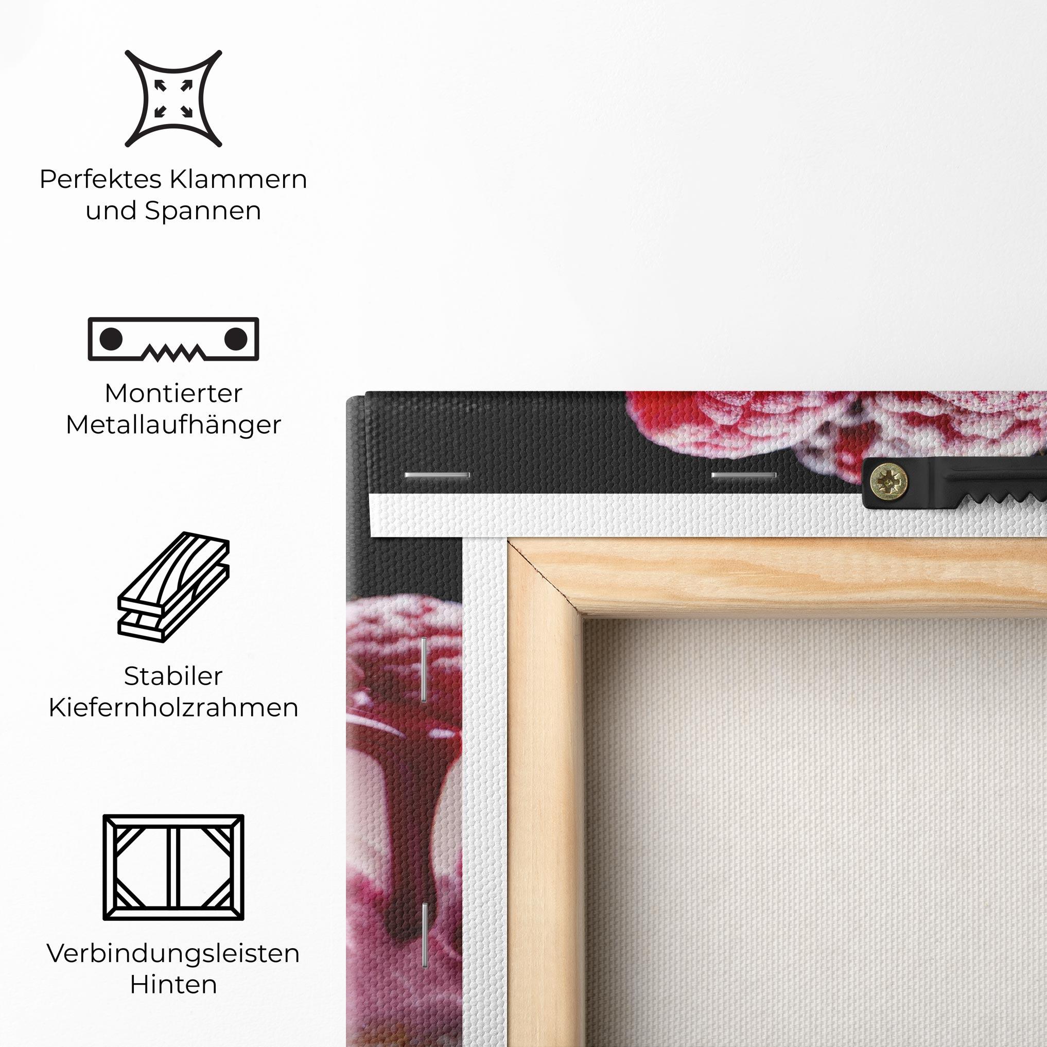 Leinwandbild Berries Cream mockup 5