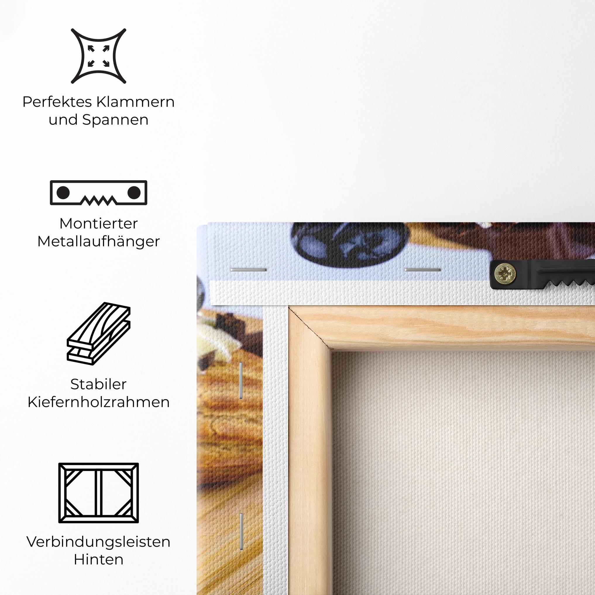 Leinwandbild Blueberry Eclair mockup 5