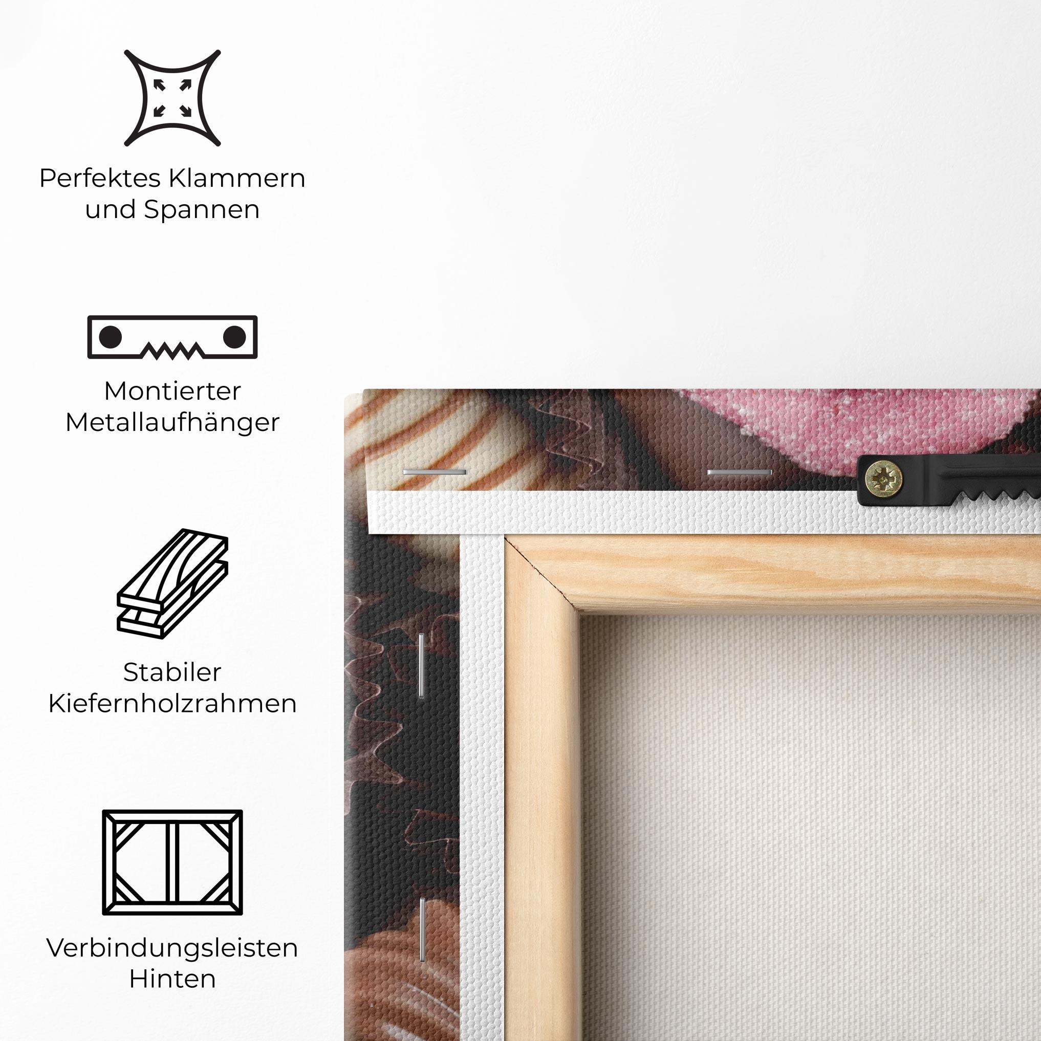 Leinwandbild Chocolate Bonbons mockup 5