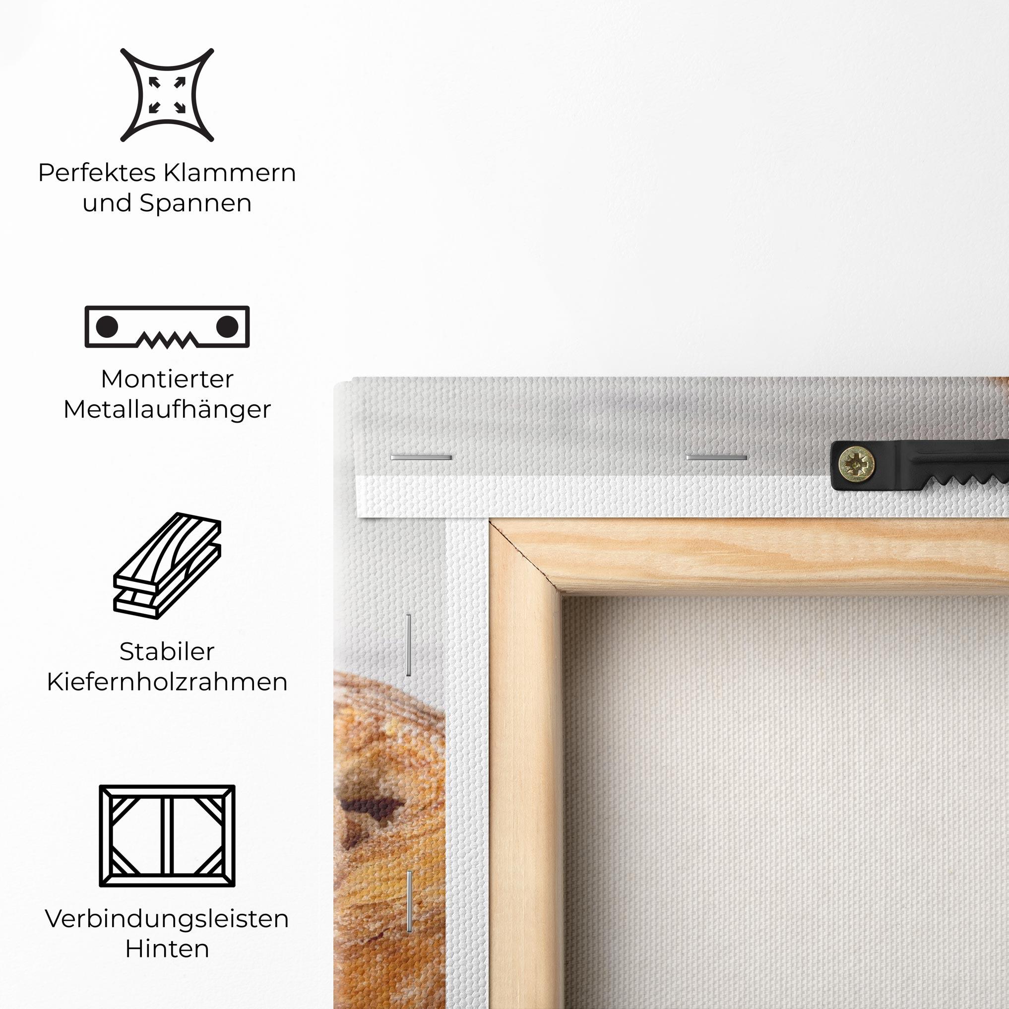 Leinwandbild Cinnamon Roll mockup 5