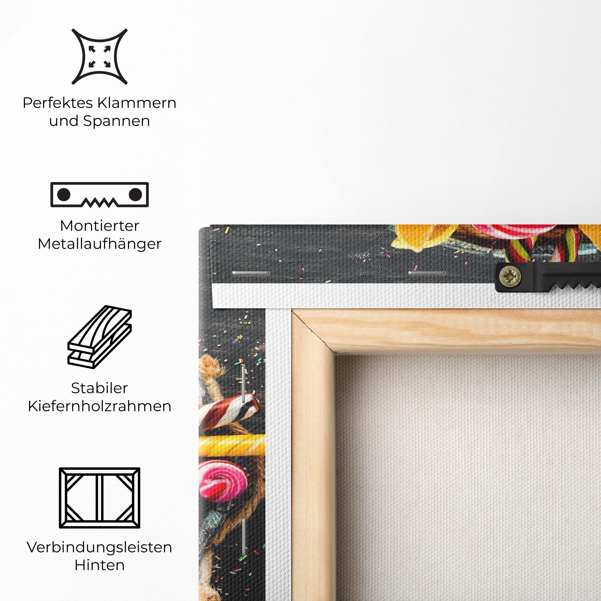 Leinwandbild Colorful Sweets mockup 5