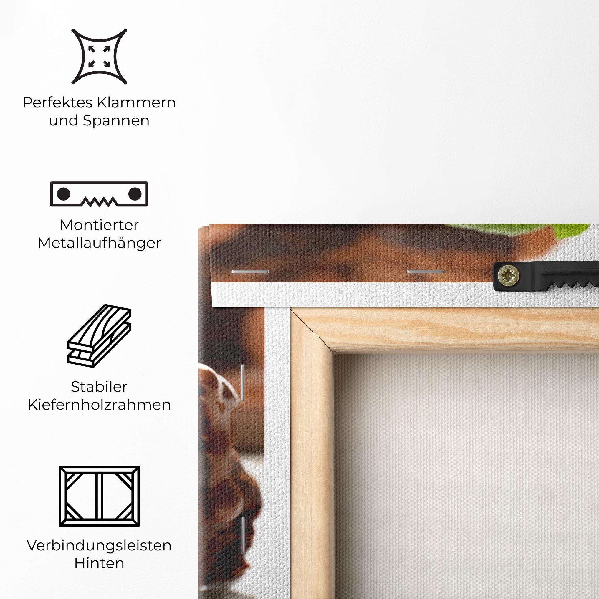Leinwandbild Mint Chocolate Cake mockup 5