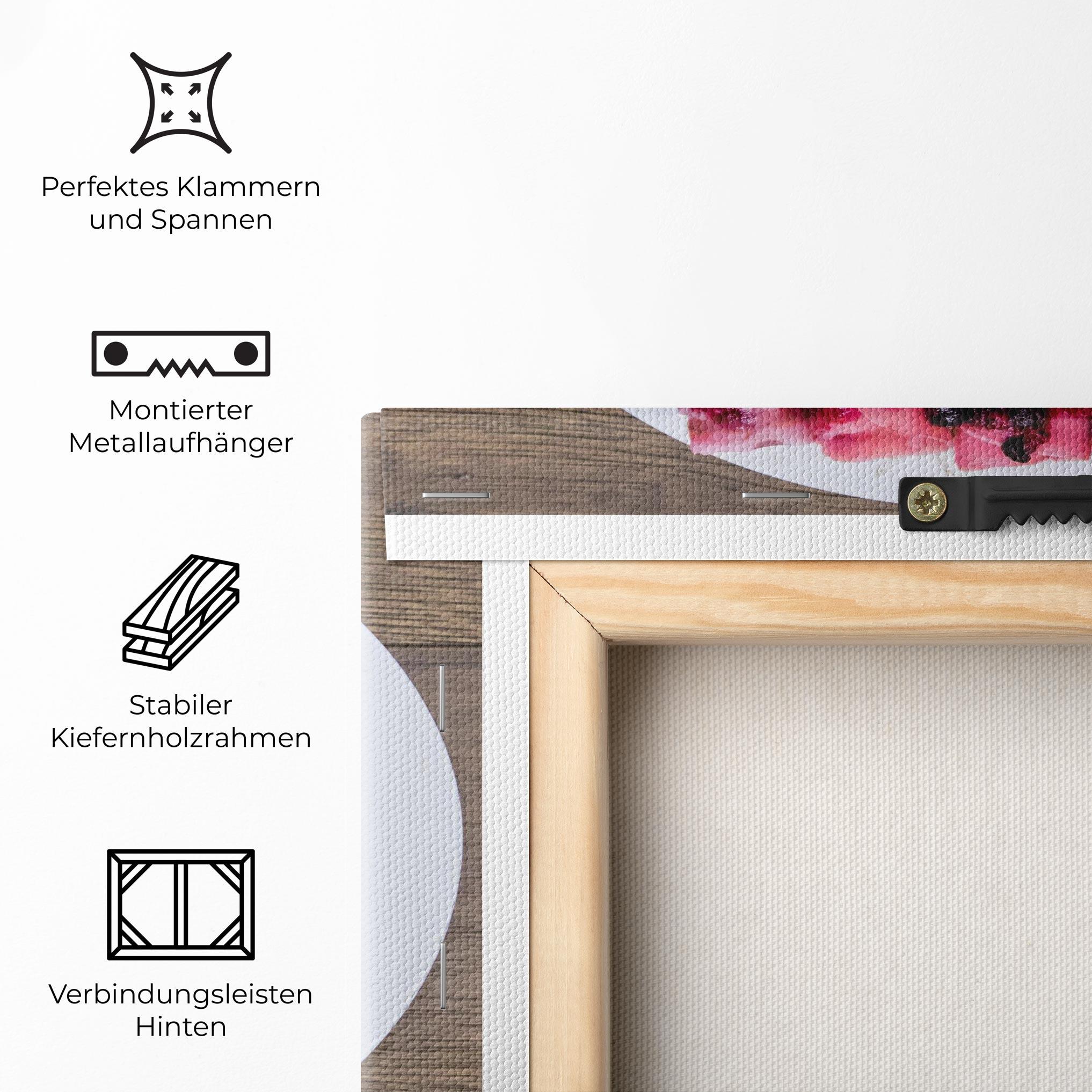 Leinwandbild Strawberry Pancakes mockup 5