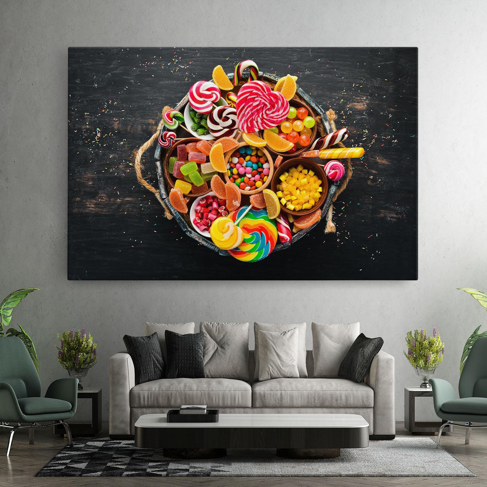 Leinwandbild Colorful Sweets mockup 7