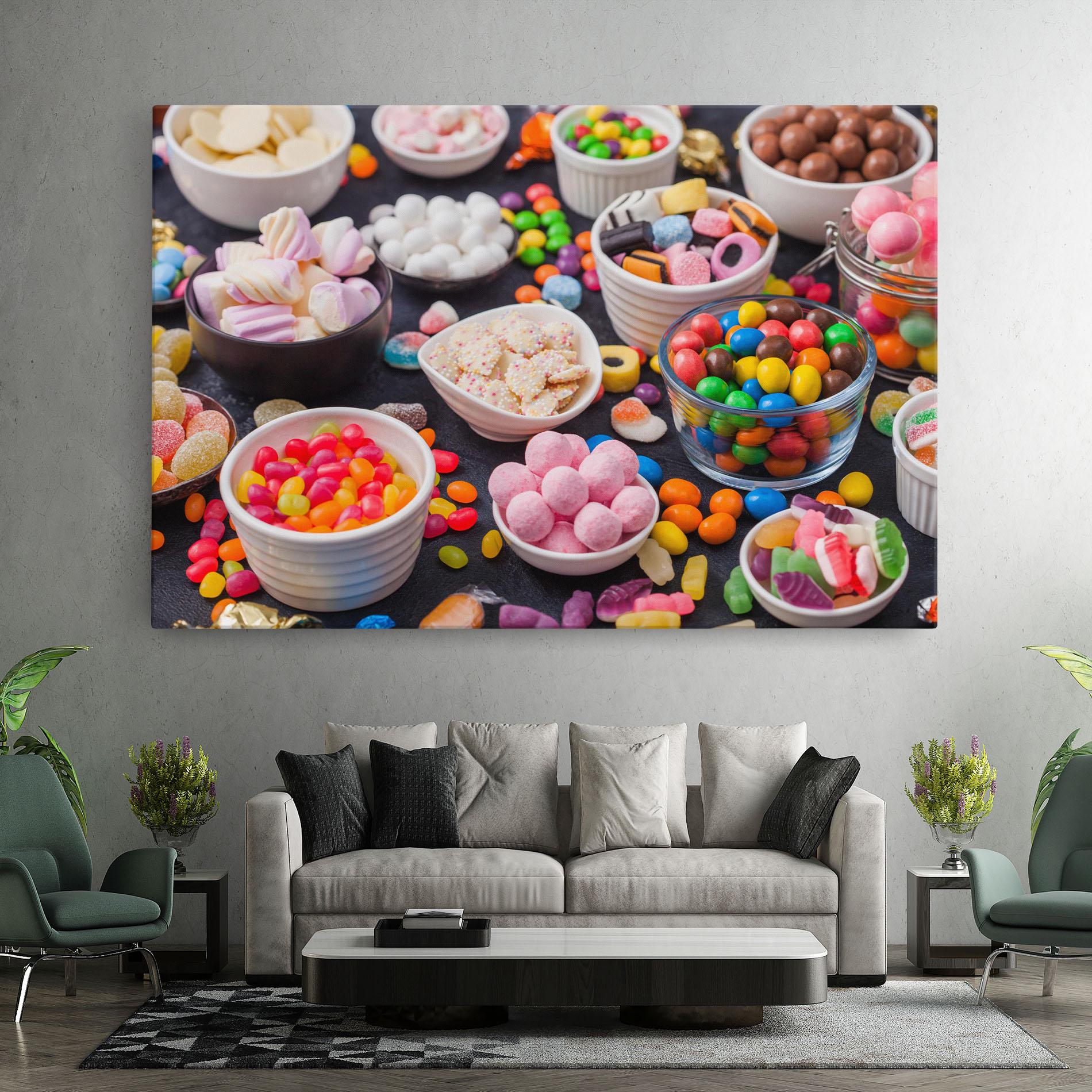 Leinwandbild Lollipop Candies mockup 7