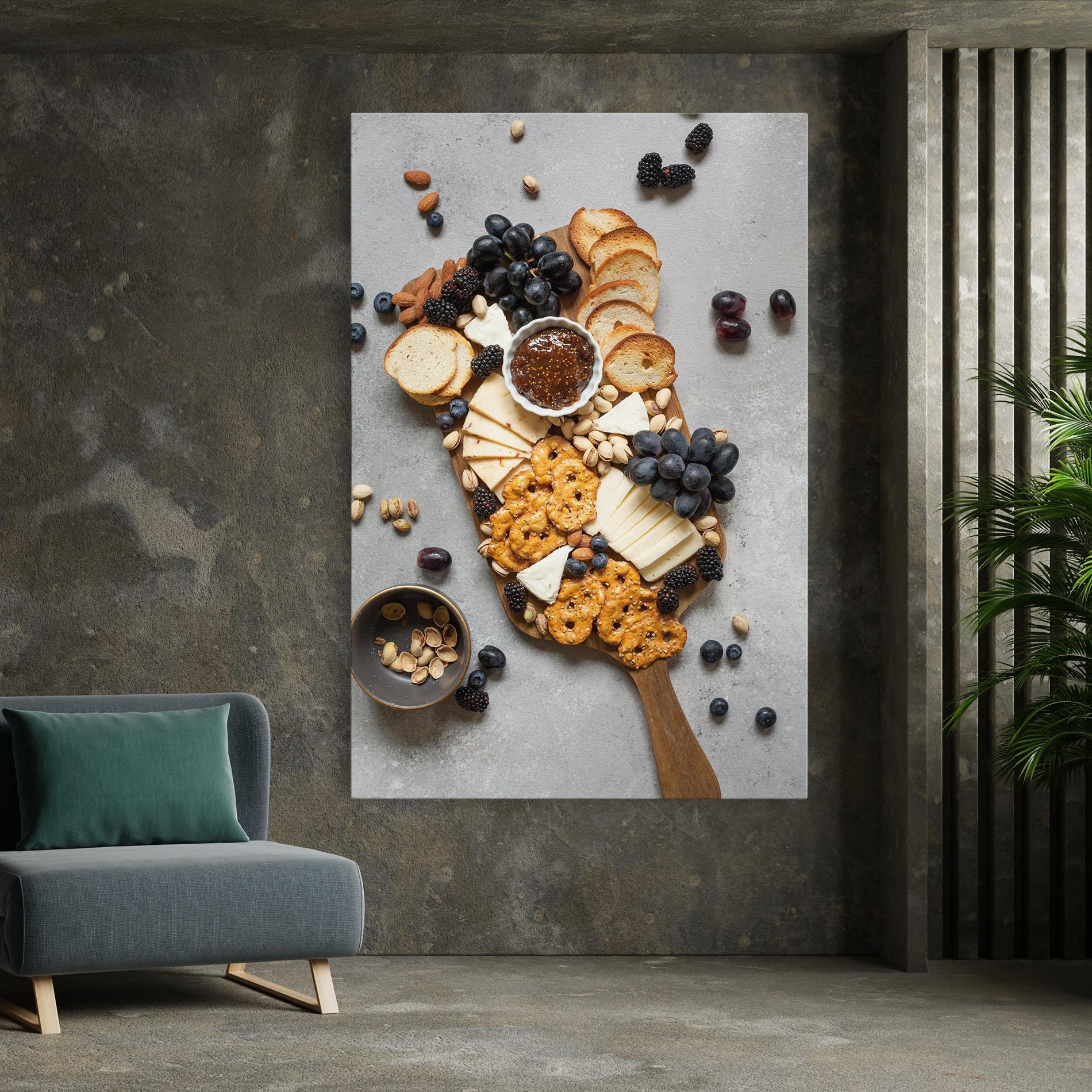 Leinwandbild Appetizers mockup 7