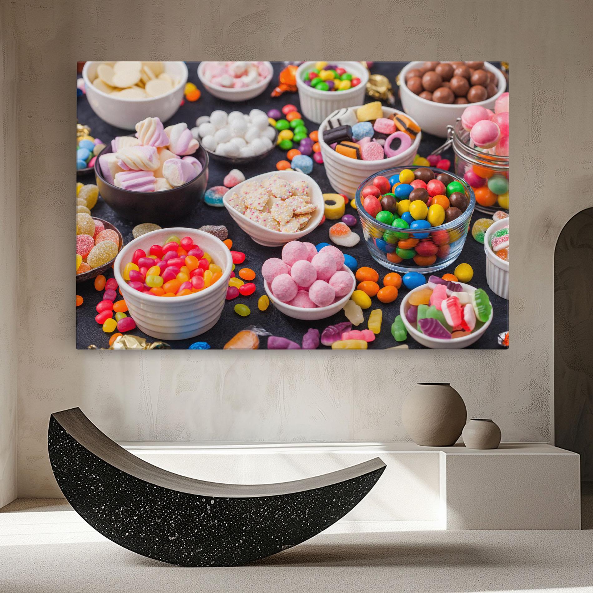 Leinwandbild Lollipop Candies mockup 8