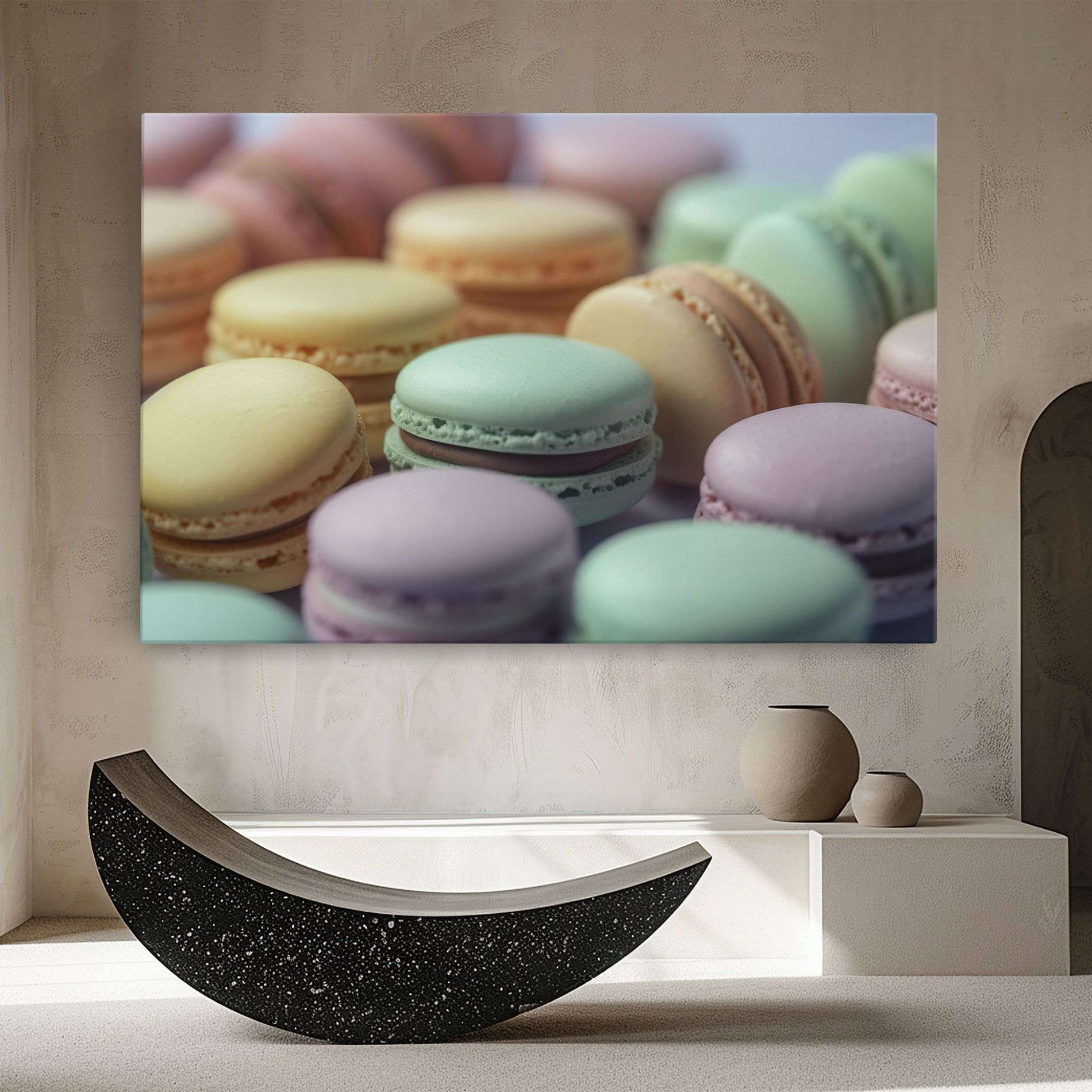 Pastel Macarons mockup 8