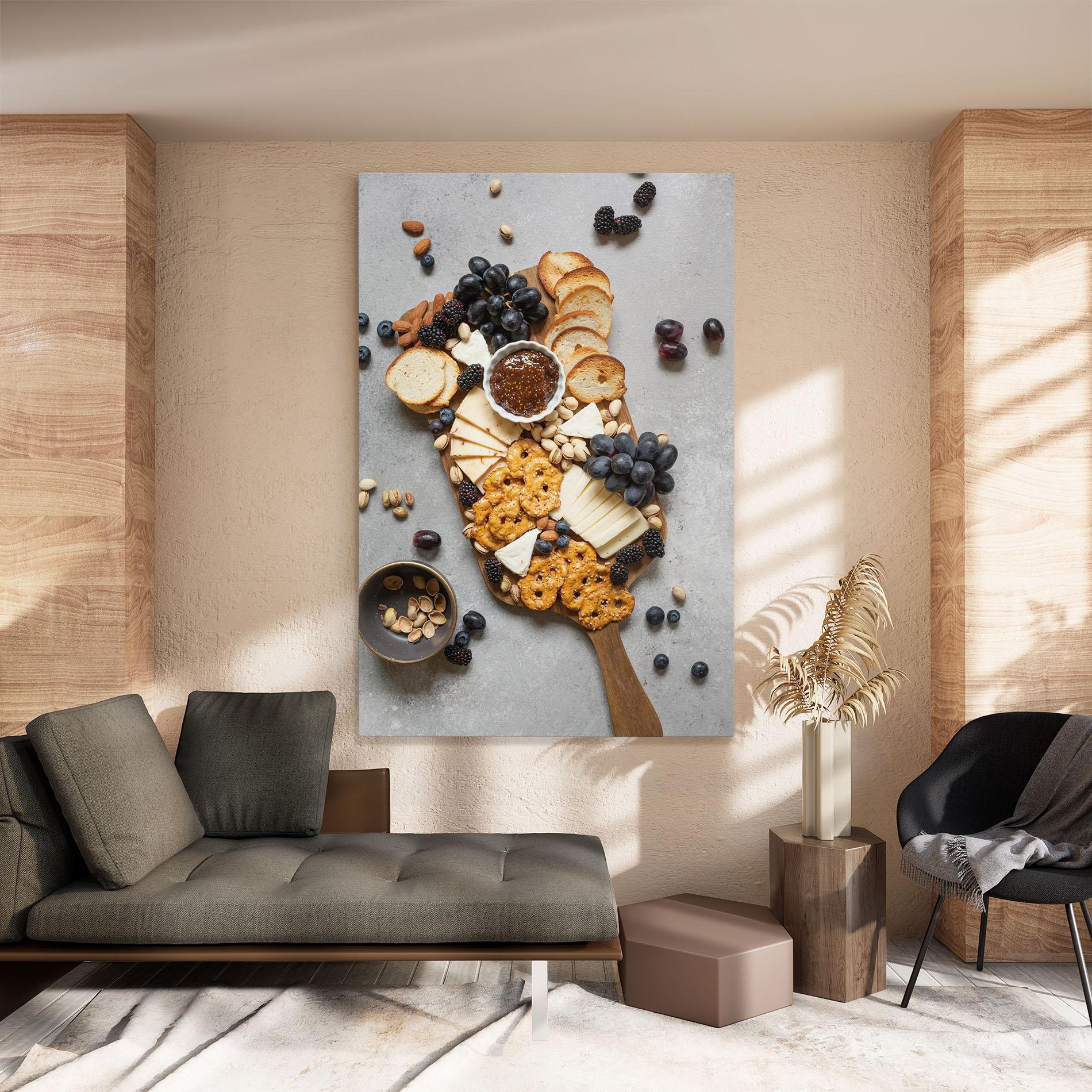 Leinwandbild Appetizers mockup 8