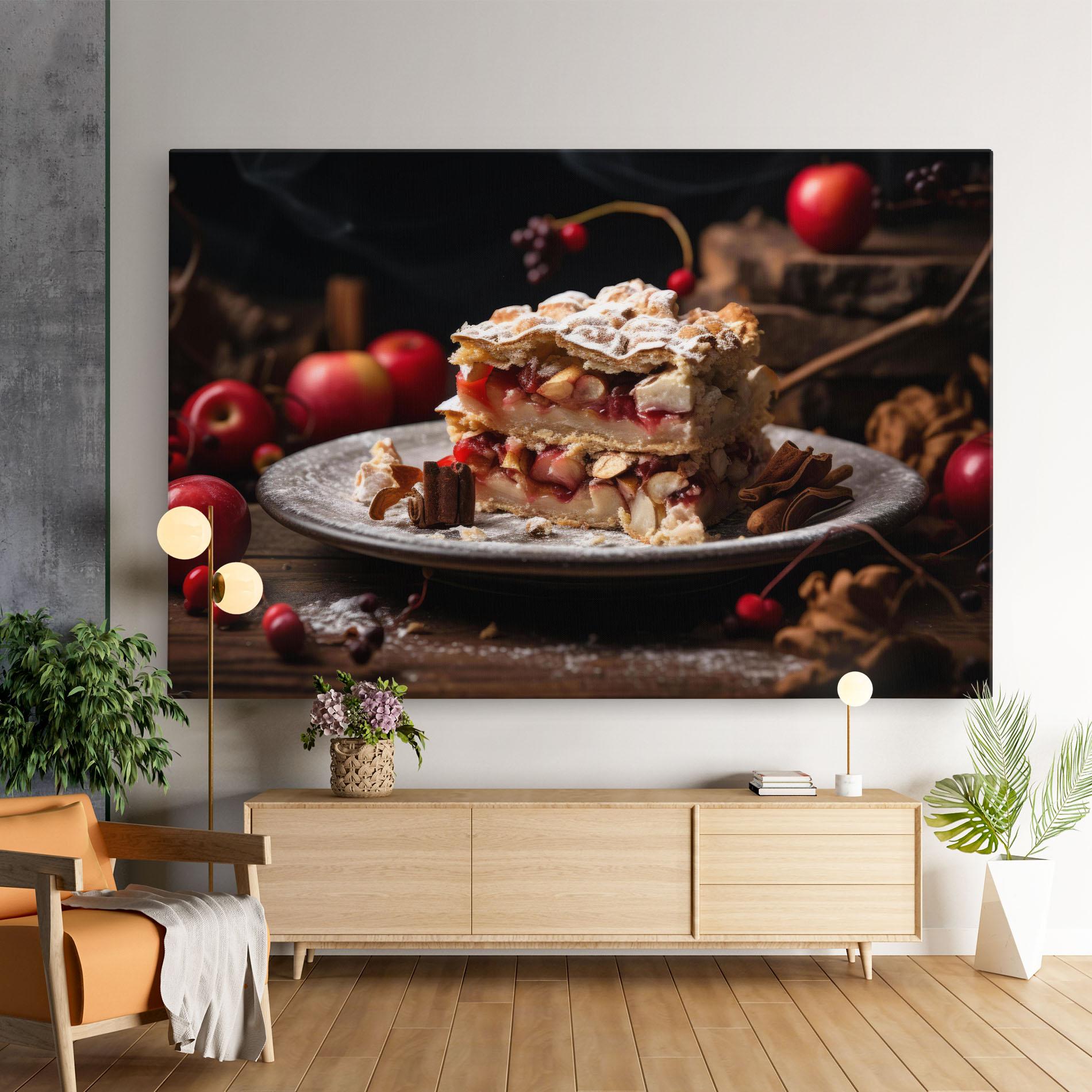 Leinwandbild Apple Cinnamon mockup 9