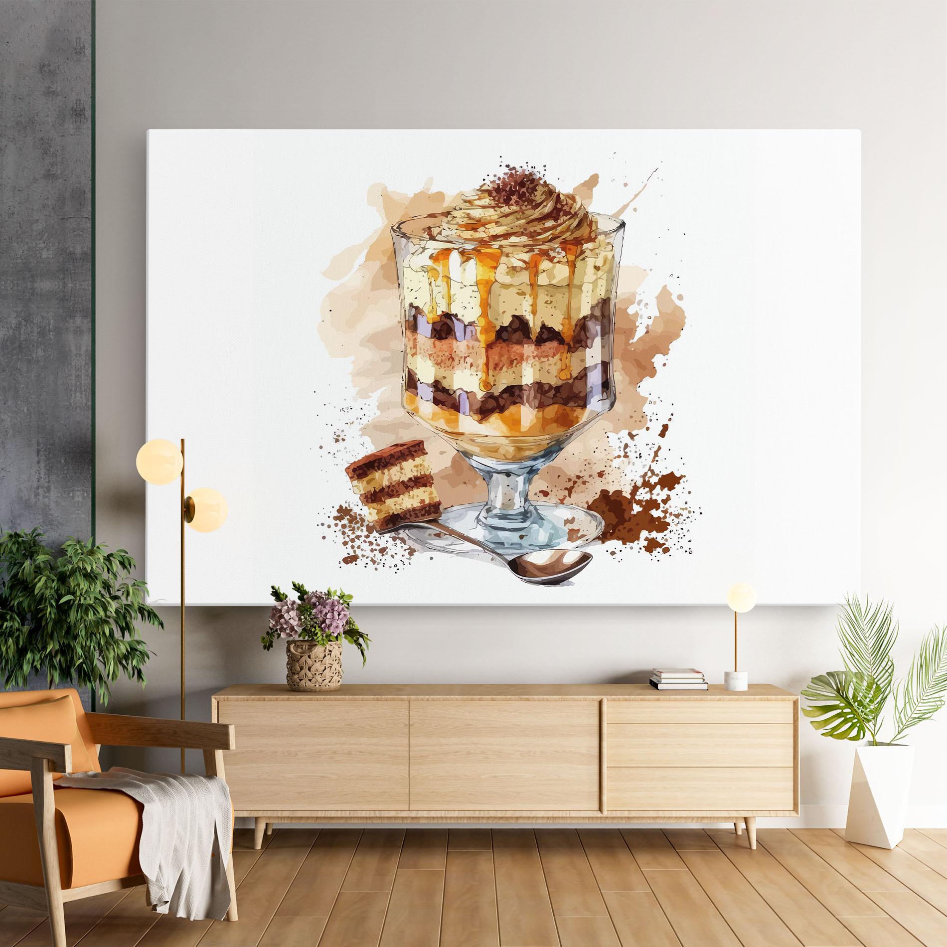 Leinwandbild Cup Dessert mockup 9