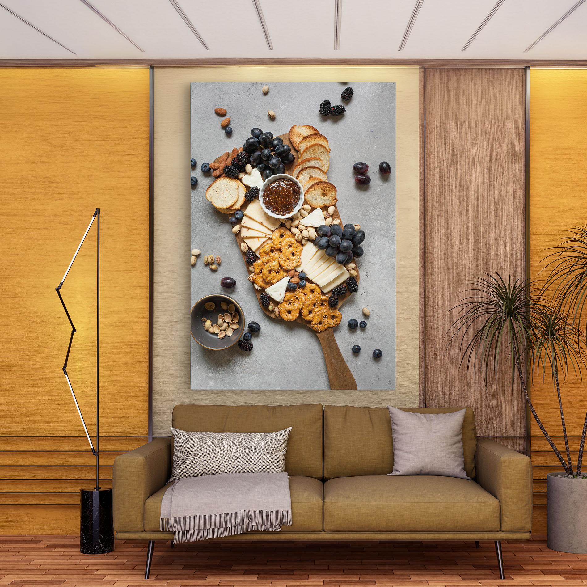 Leinwandbild Appetizers mockup 9