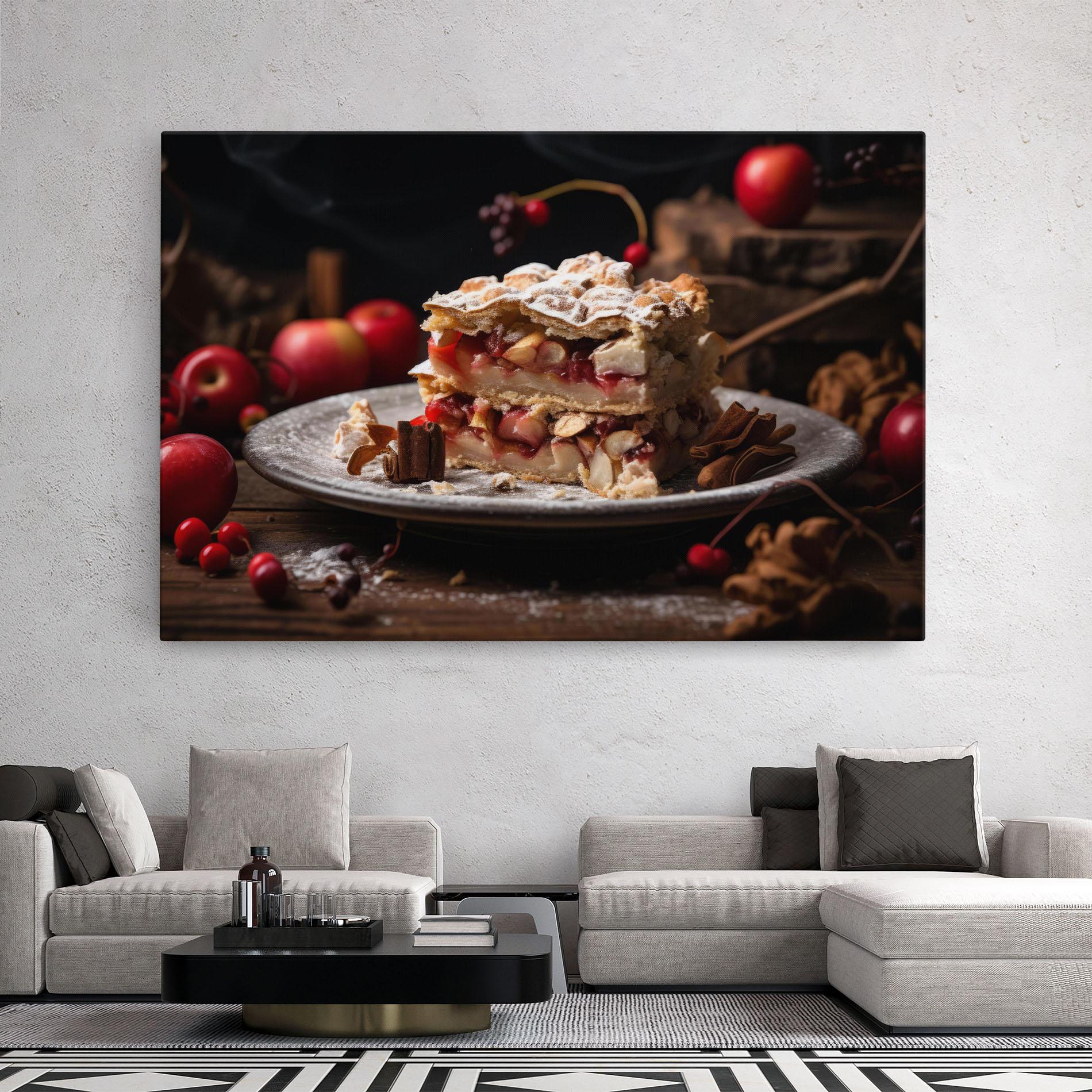 Leinwandbild Apple Cinnamon mockup 2