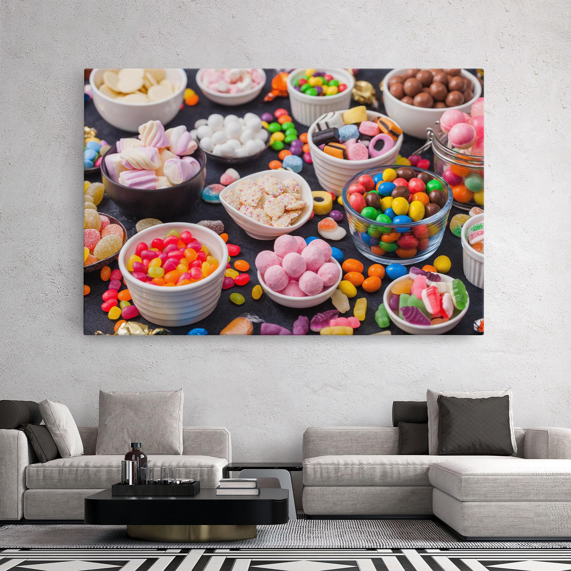Leinwandbild Lollipop Candies mockup 2