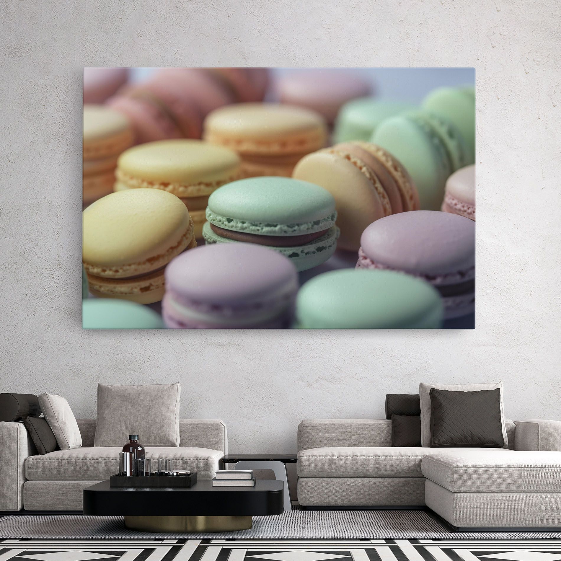 Pastel Macarons mockup 2