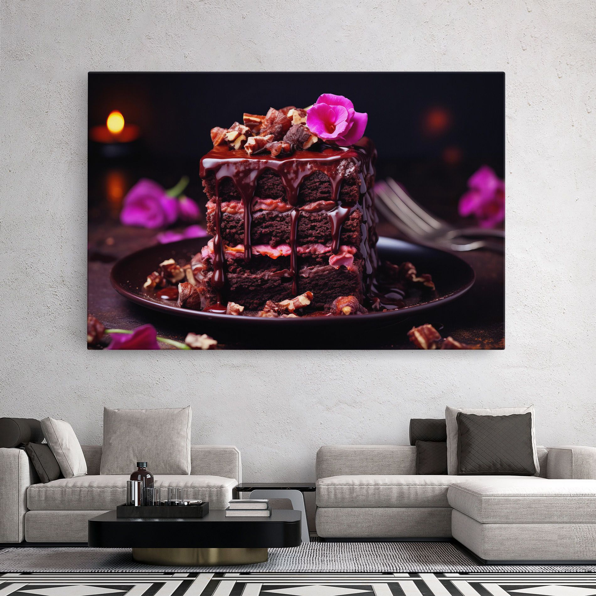 Pink Flower Cake mockup 2