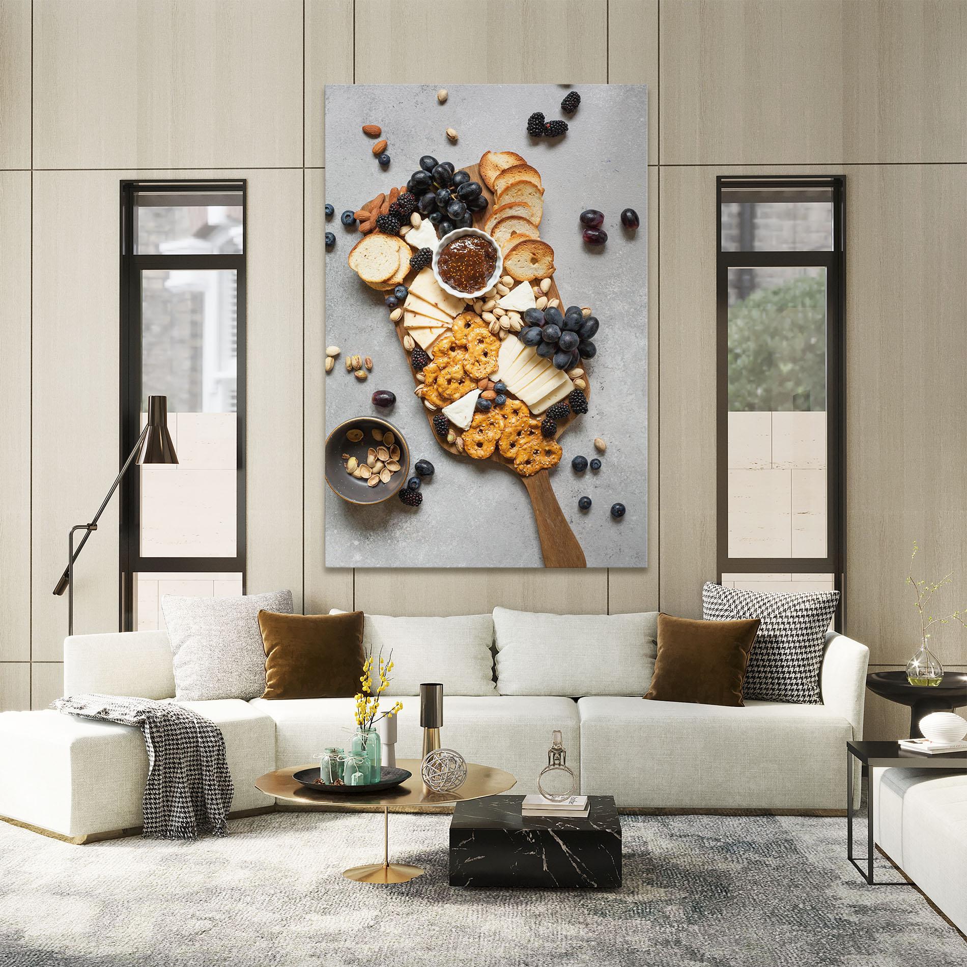 Leinwandbild Appetizers mockup 2