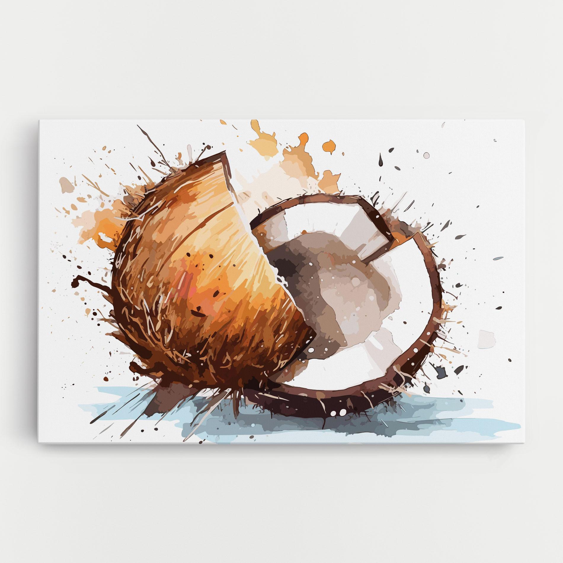 Leinwandbild Coconut Art mockup 0